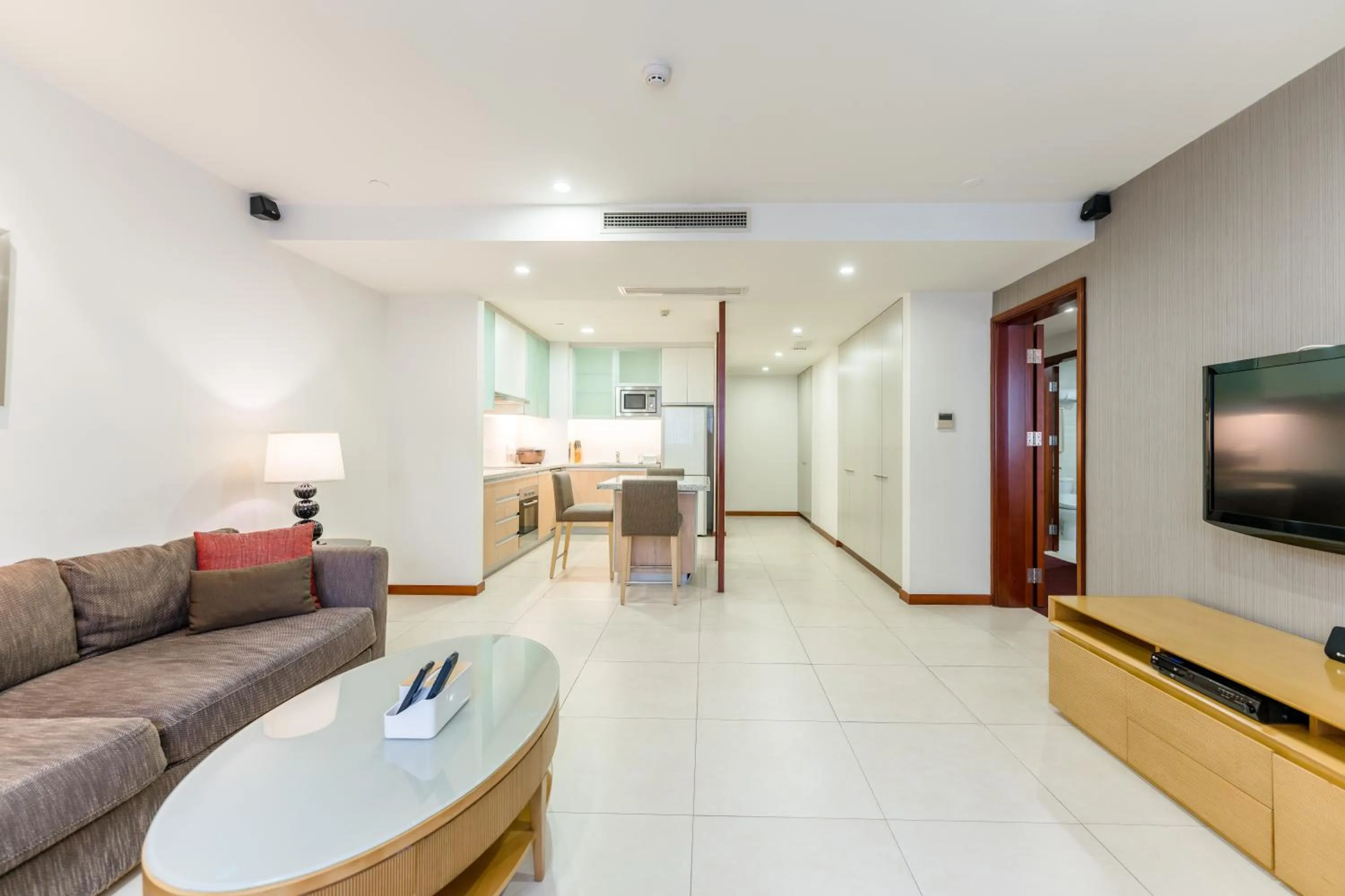 Living room in Oakwood Residence Shanghai