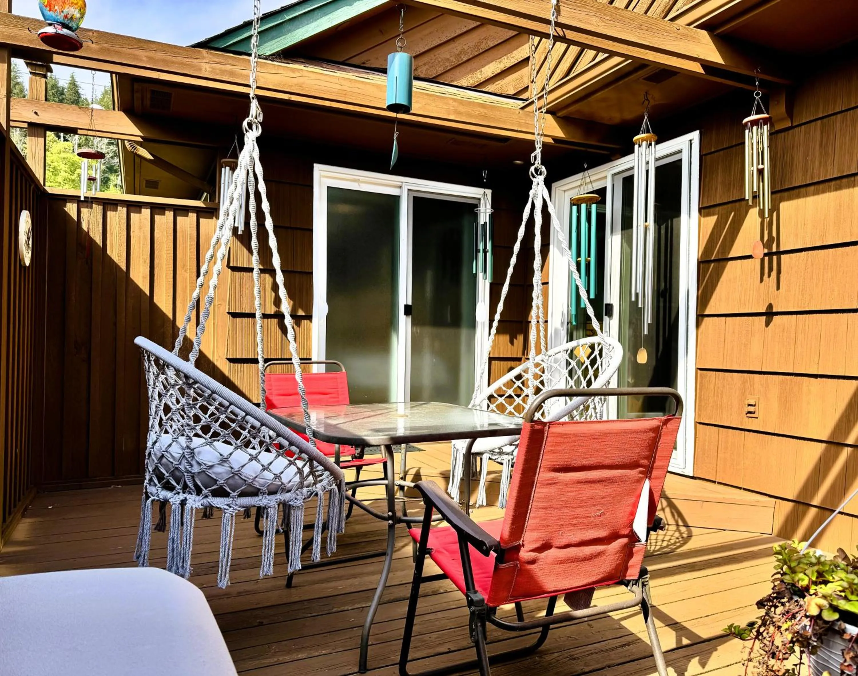Balcony/Terrace in Leah's Homestay in Hoquiam