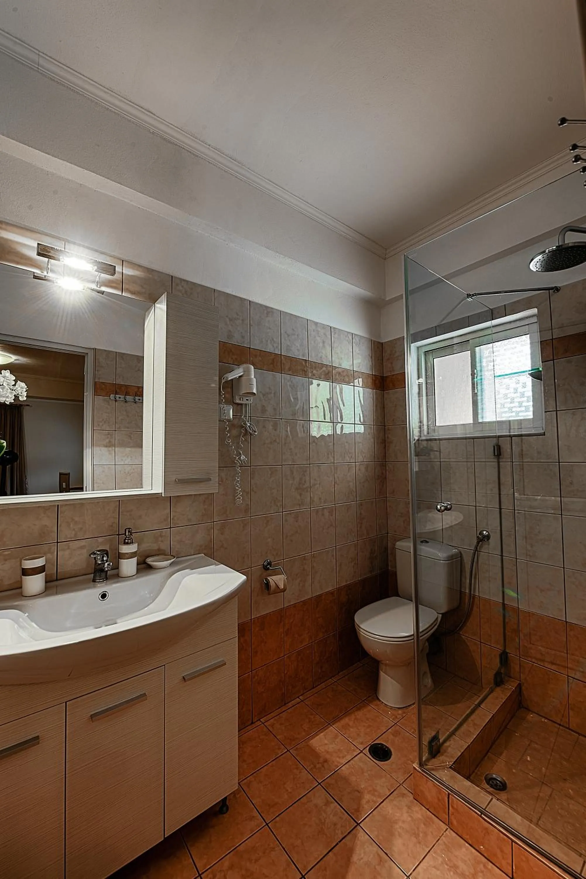 Shower in Angelica Hotel