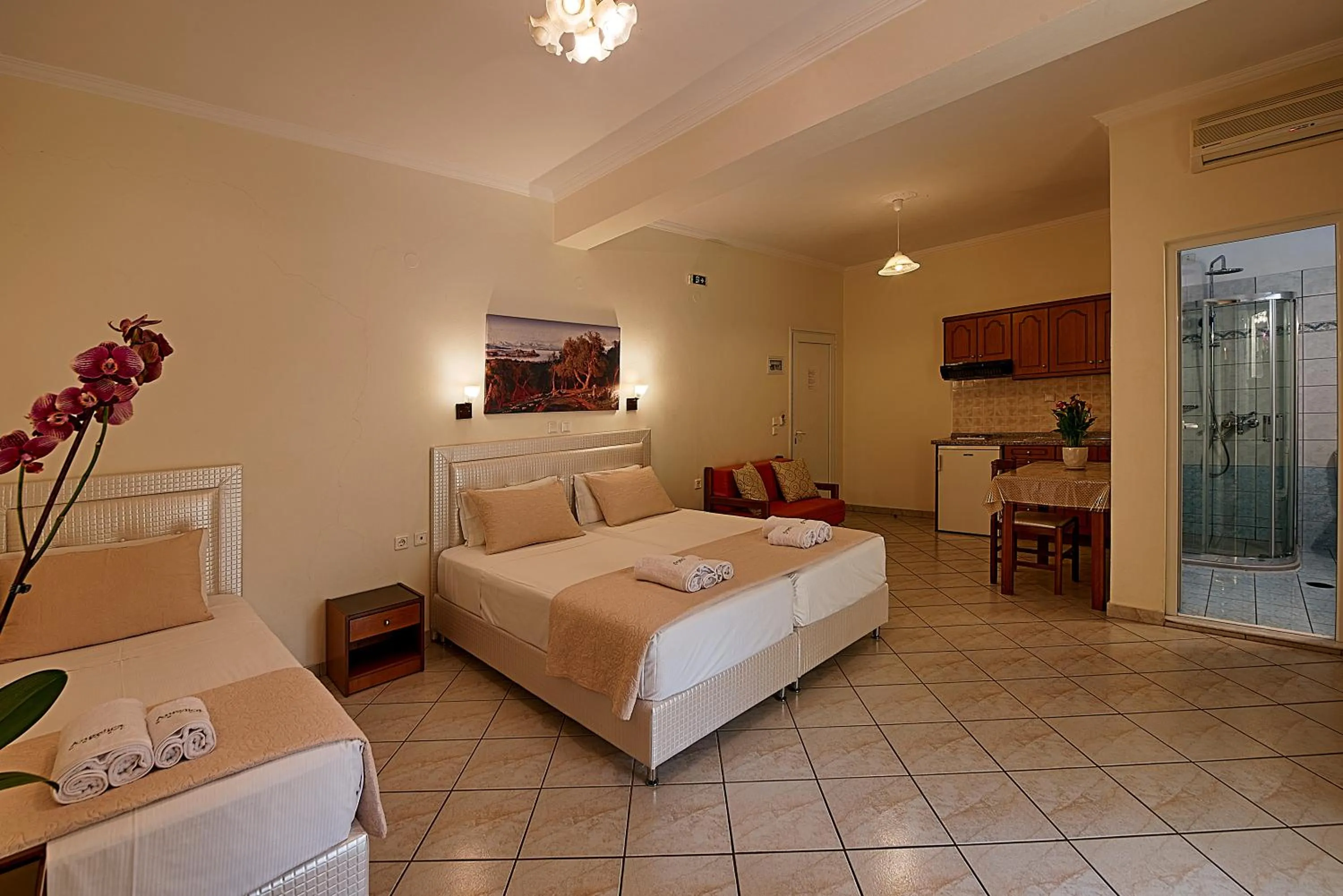 Bed in Angelica Hotel