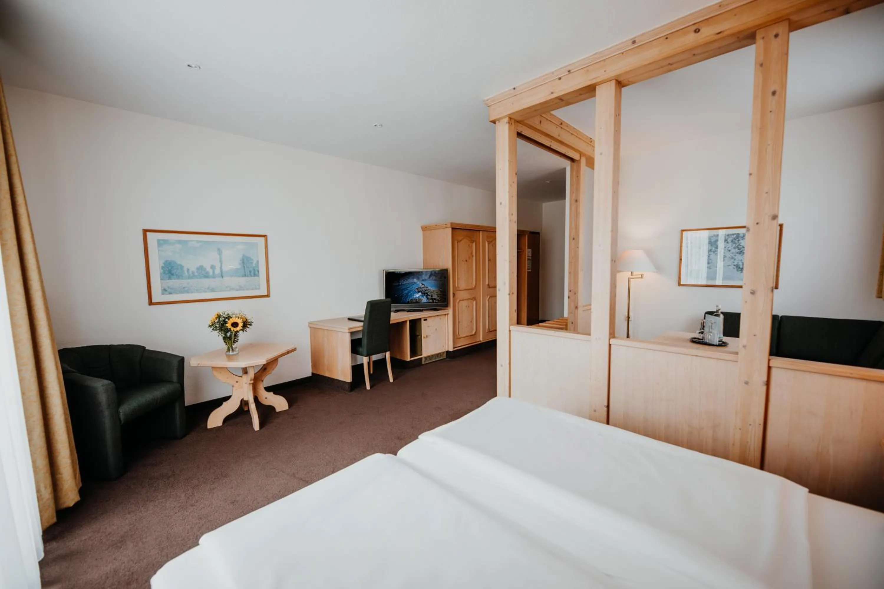 Bed in Sonnenhotel Hoher Hahn