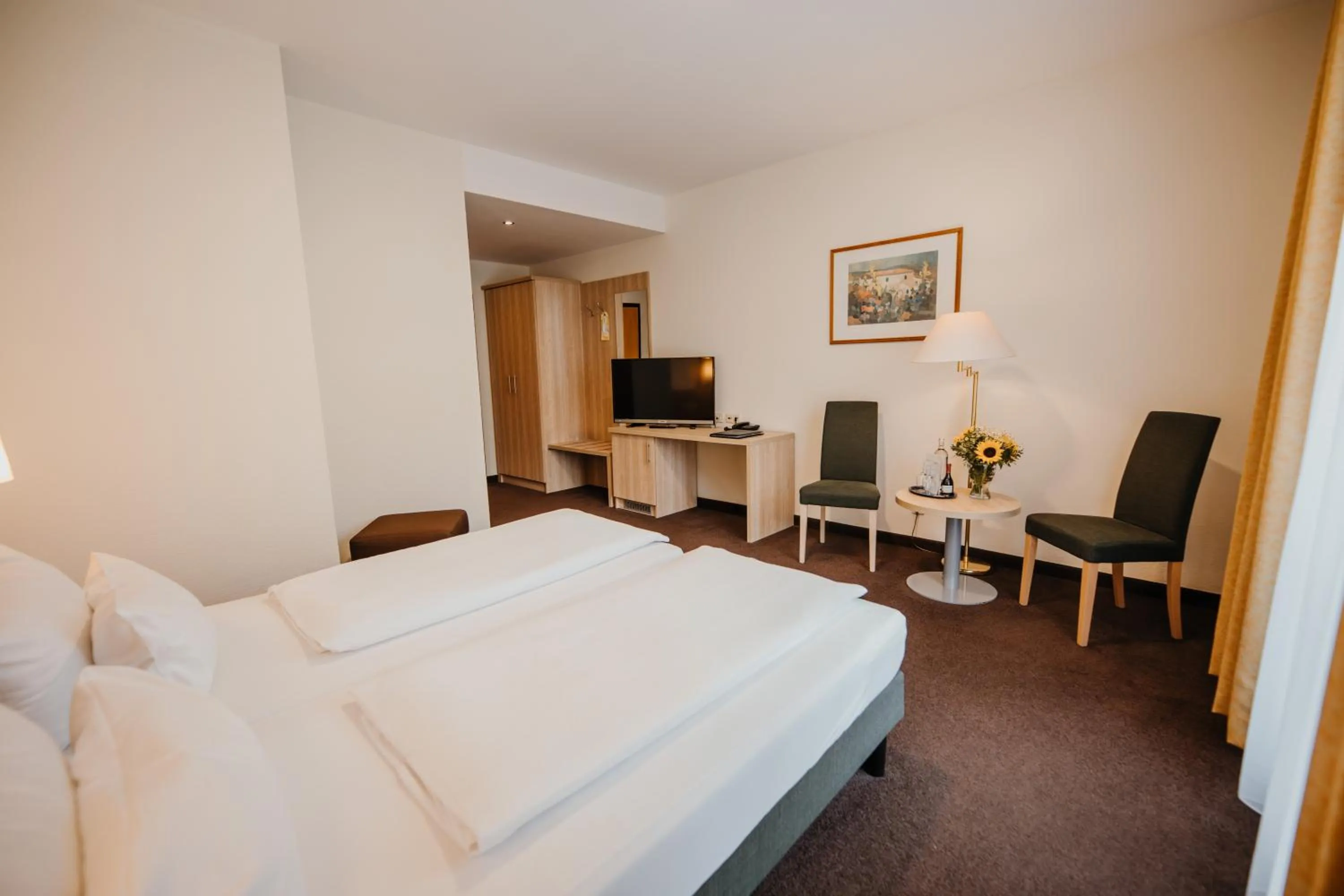 Bed in Sonnenhotel Hoher Hahn