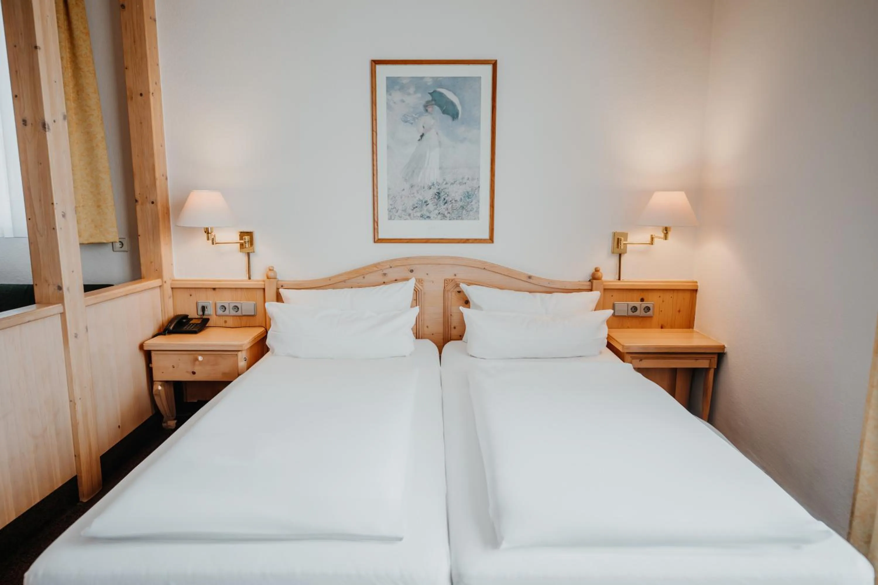 Bed in Sonnenhotel Hoher Hahn