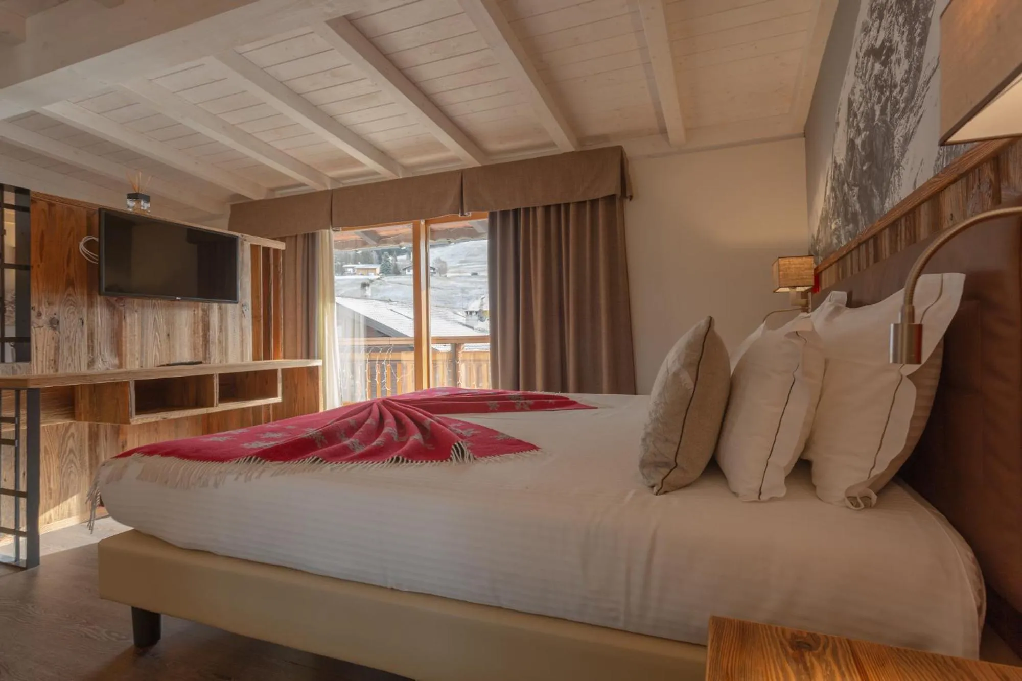 Bed in Olimpia Hotel