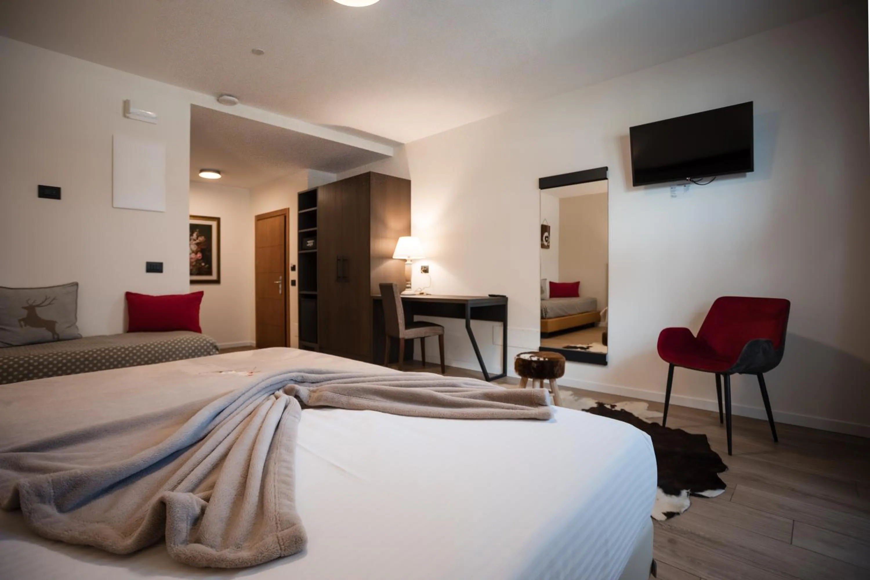 Bed in Olimpia Hotel