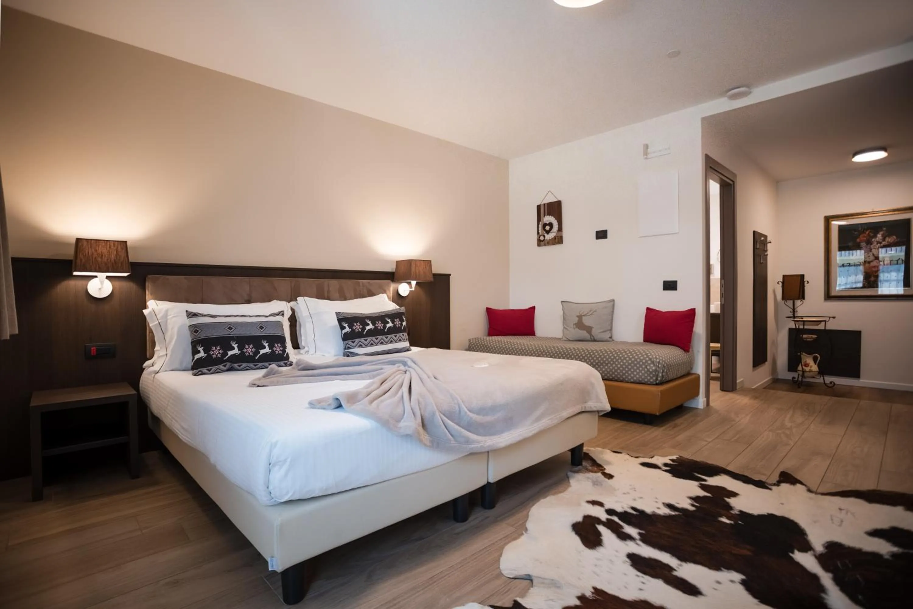 Bed in Olimpia Hotel