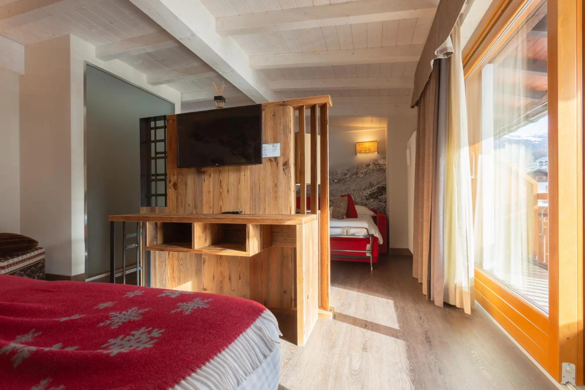 Bed in Olimpia Hotel