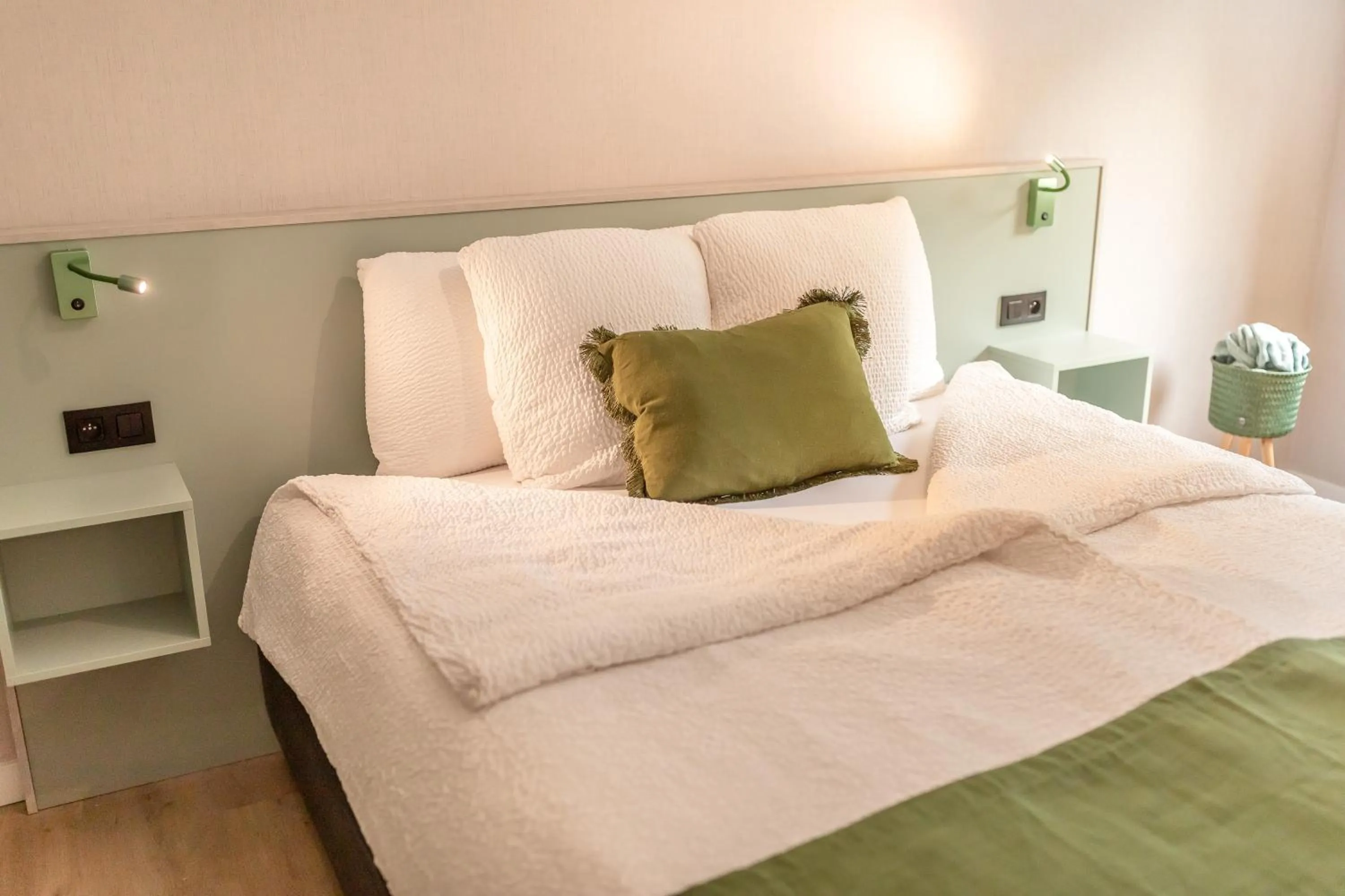 Bed in Abalona Hotel & Apartments