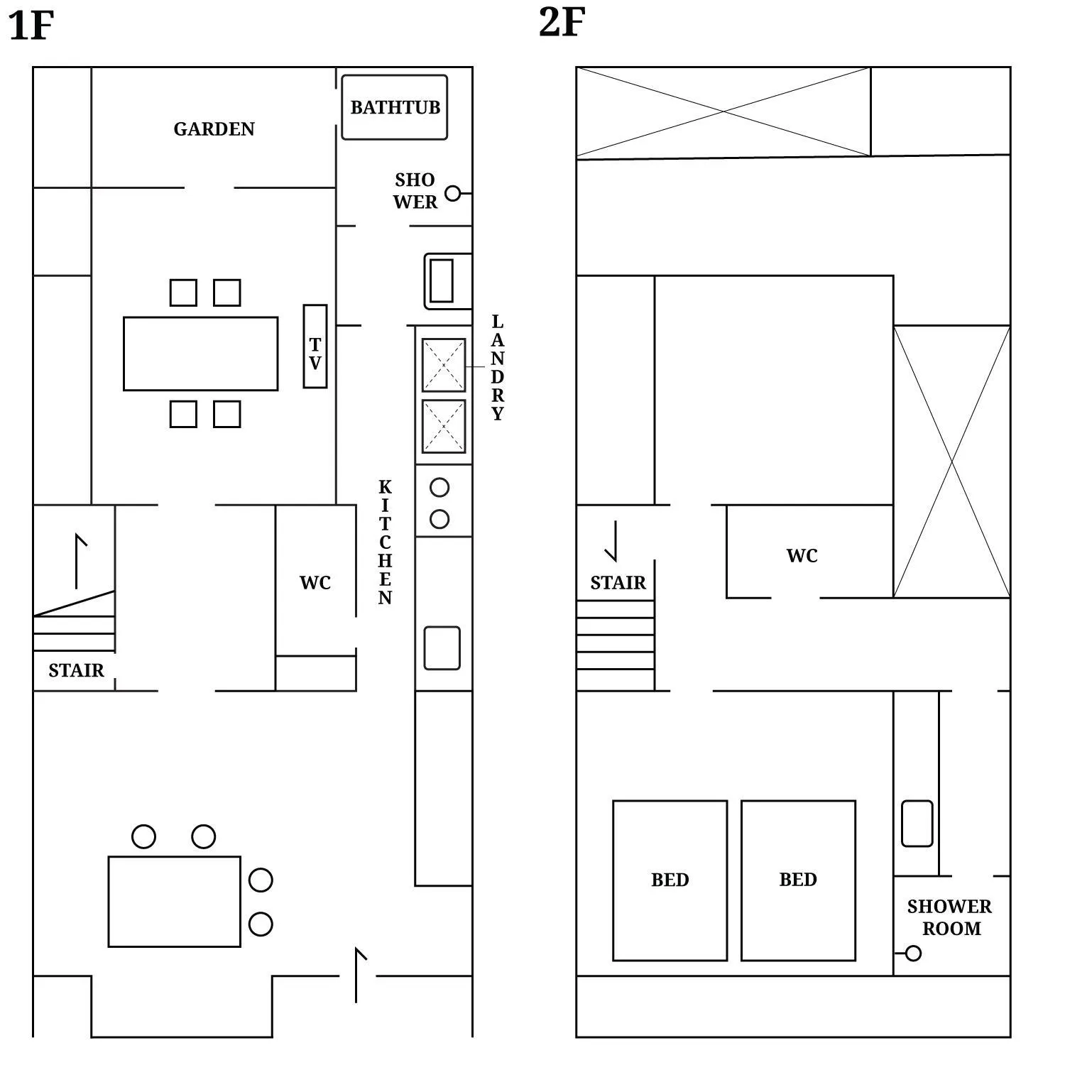 Floor plan in Kyoto Urushiro Wakasaya