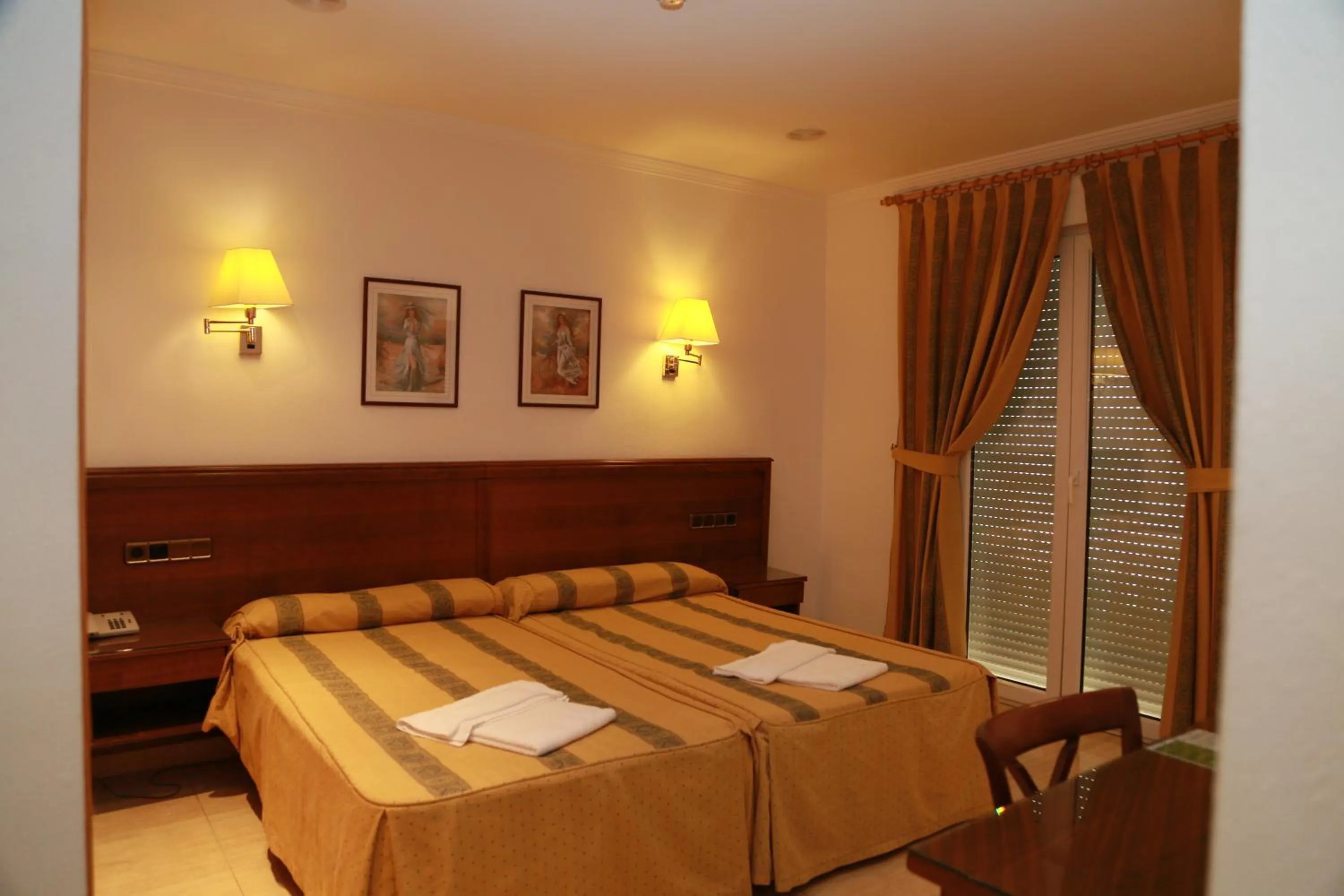 Bed in Hotel Tio Felipe