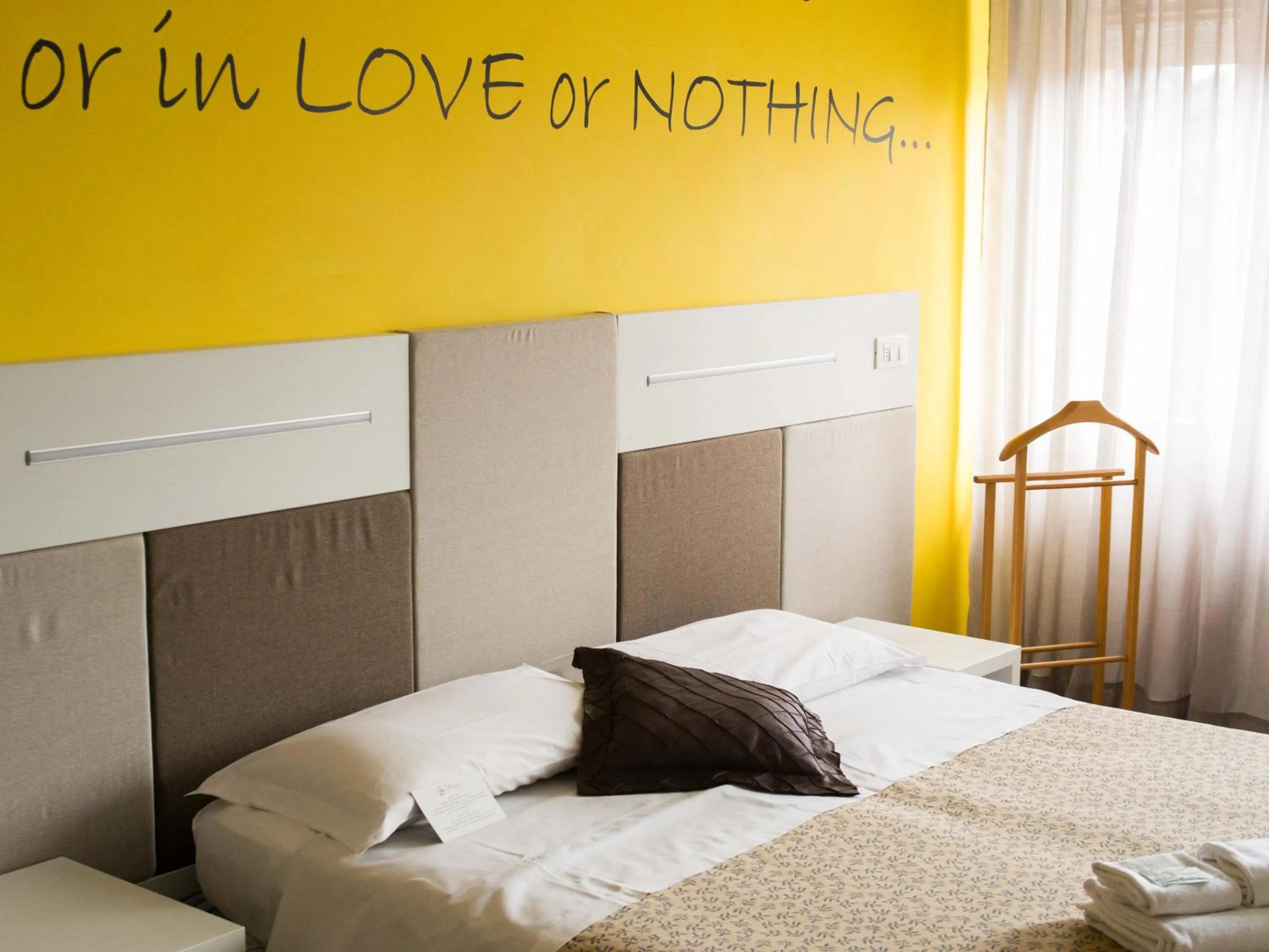 Bed in Albergo Zoello Je Suis