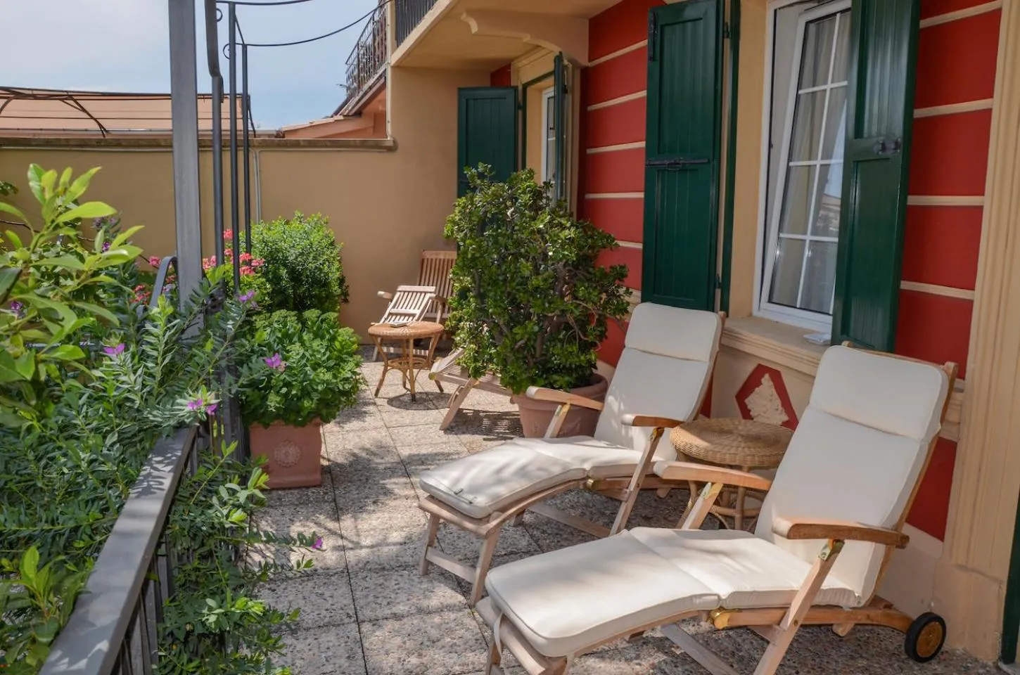Patio in Hotel Du Lac