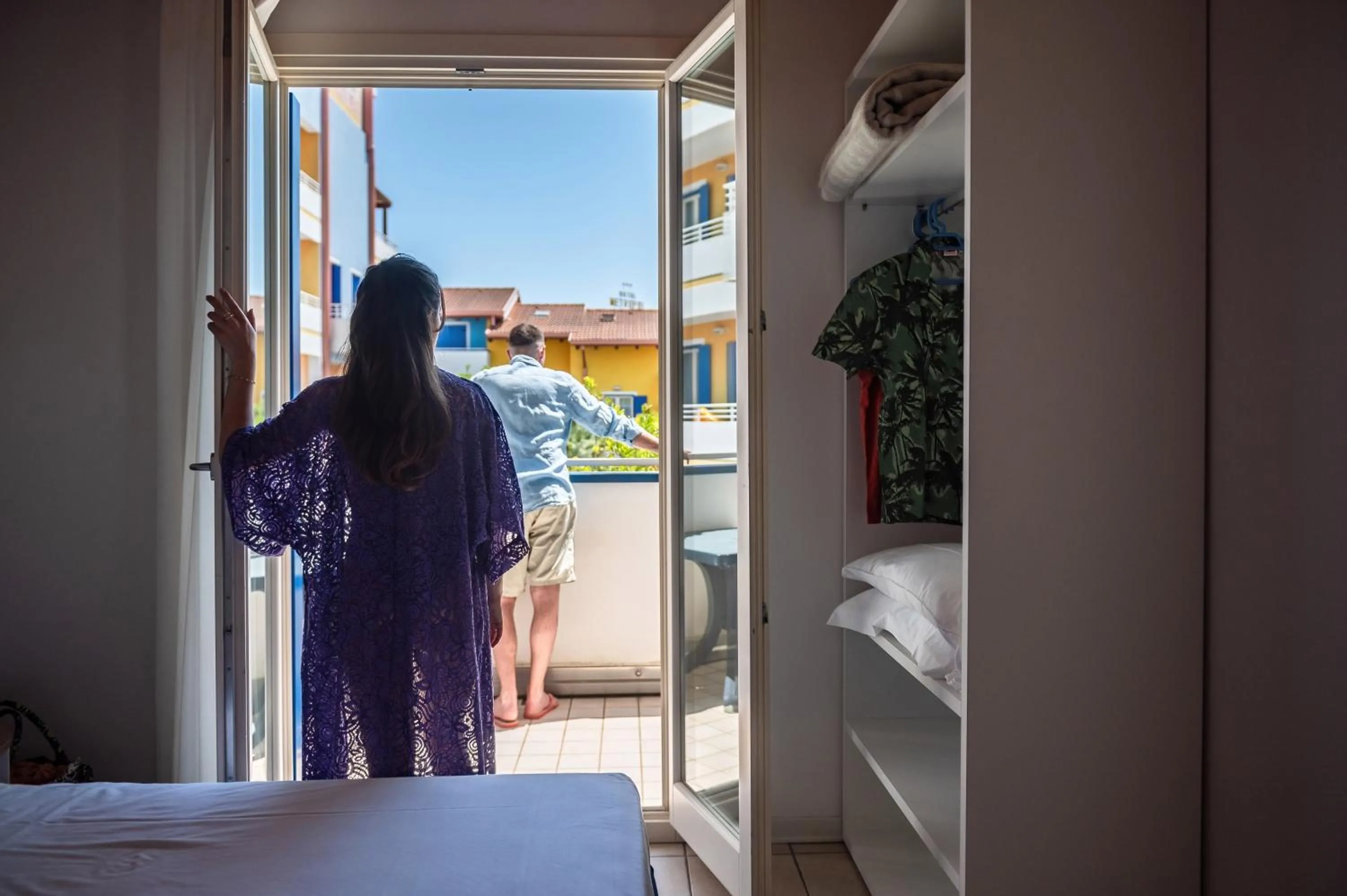 Bed in Villaggio Hemingway - Family Aparthotel