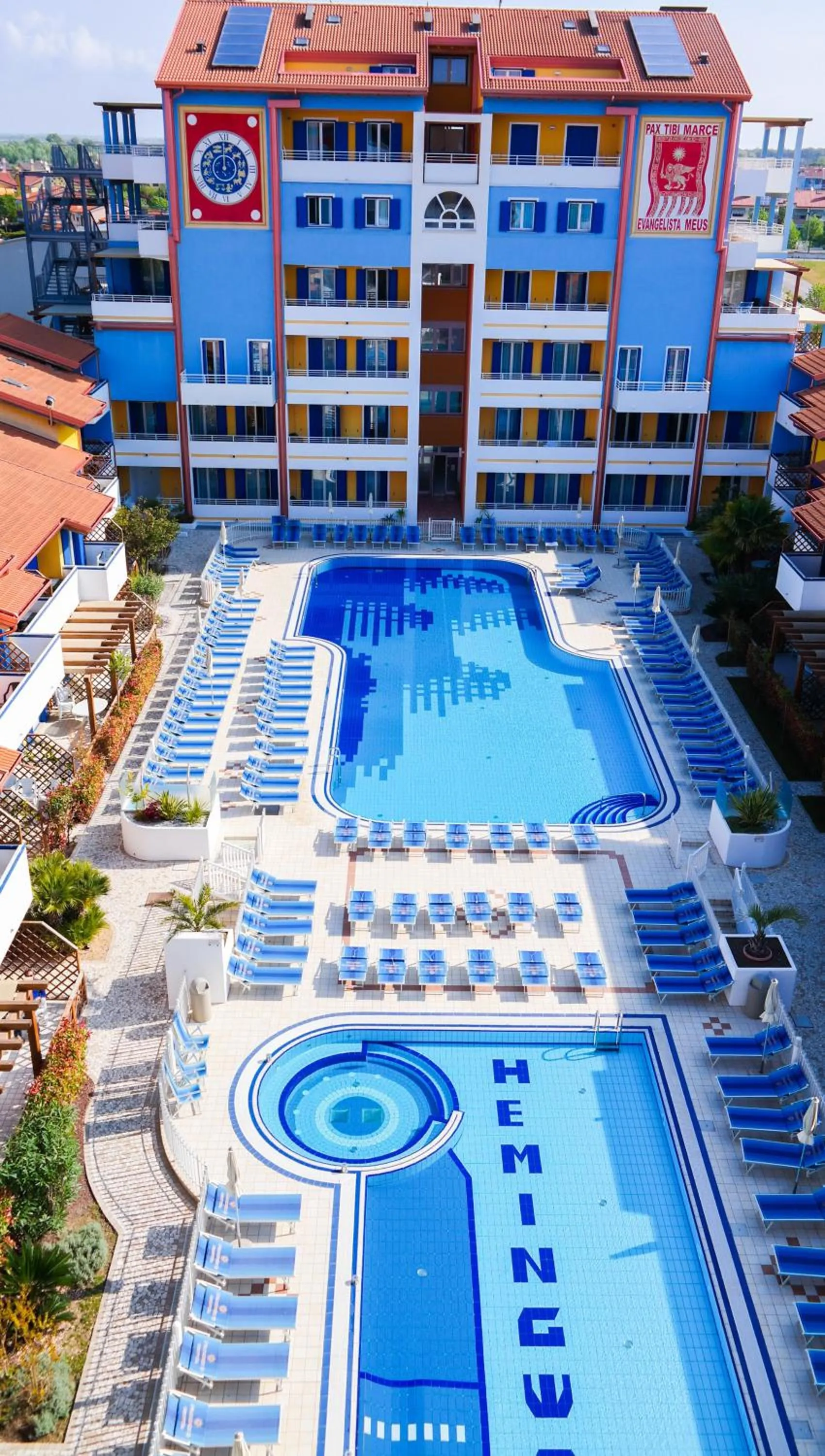 Bird's eye view in Villaggio Hemingway - Family Aparthotel