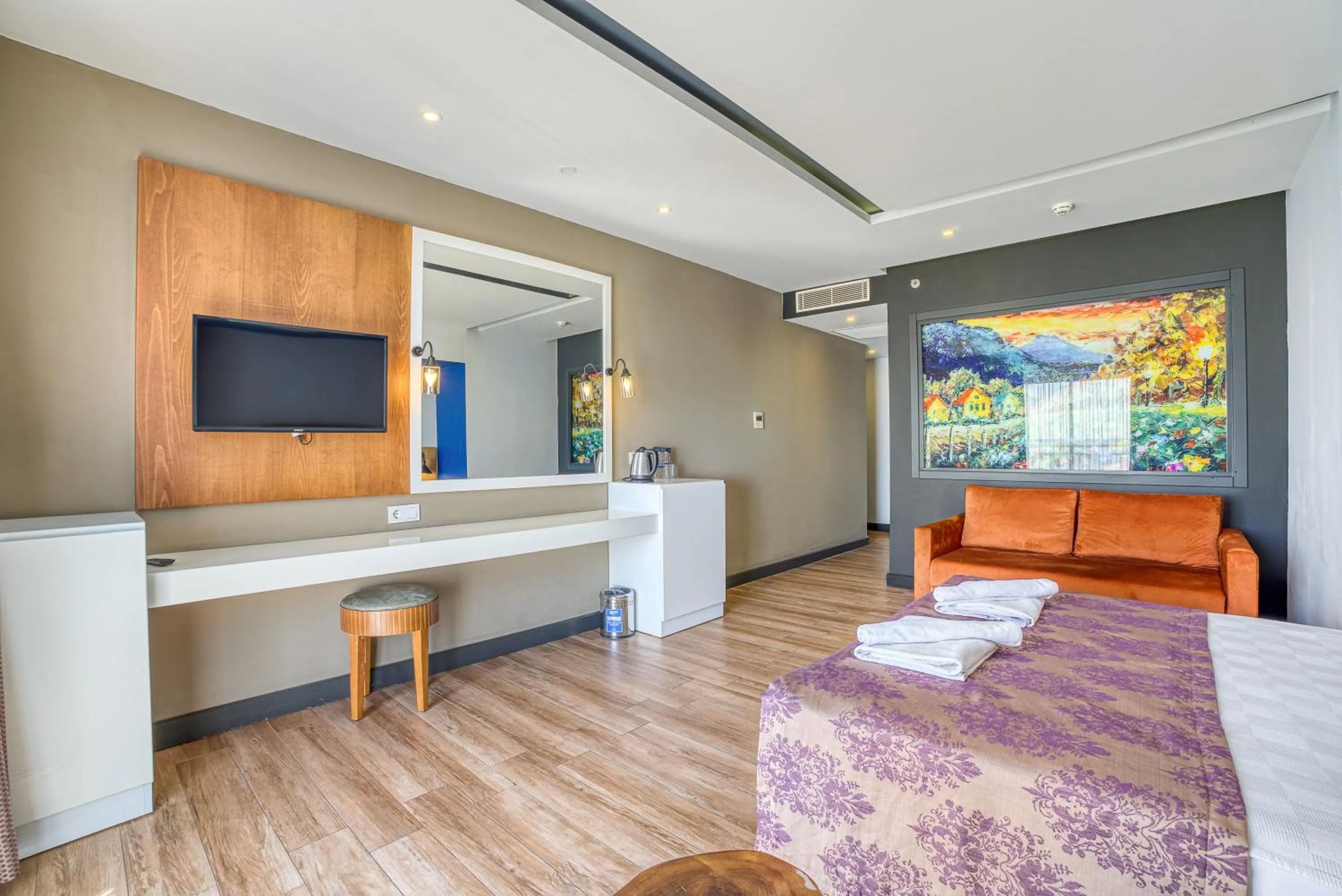 Bed in Sey Beach Hotel & Spa