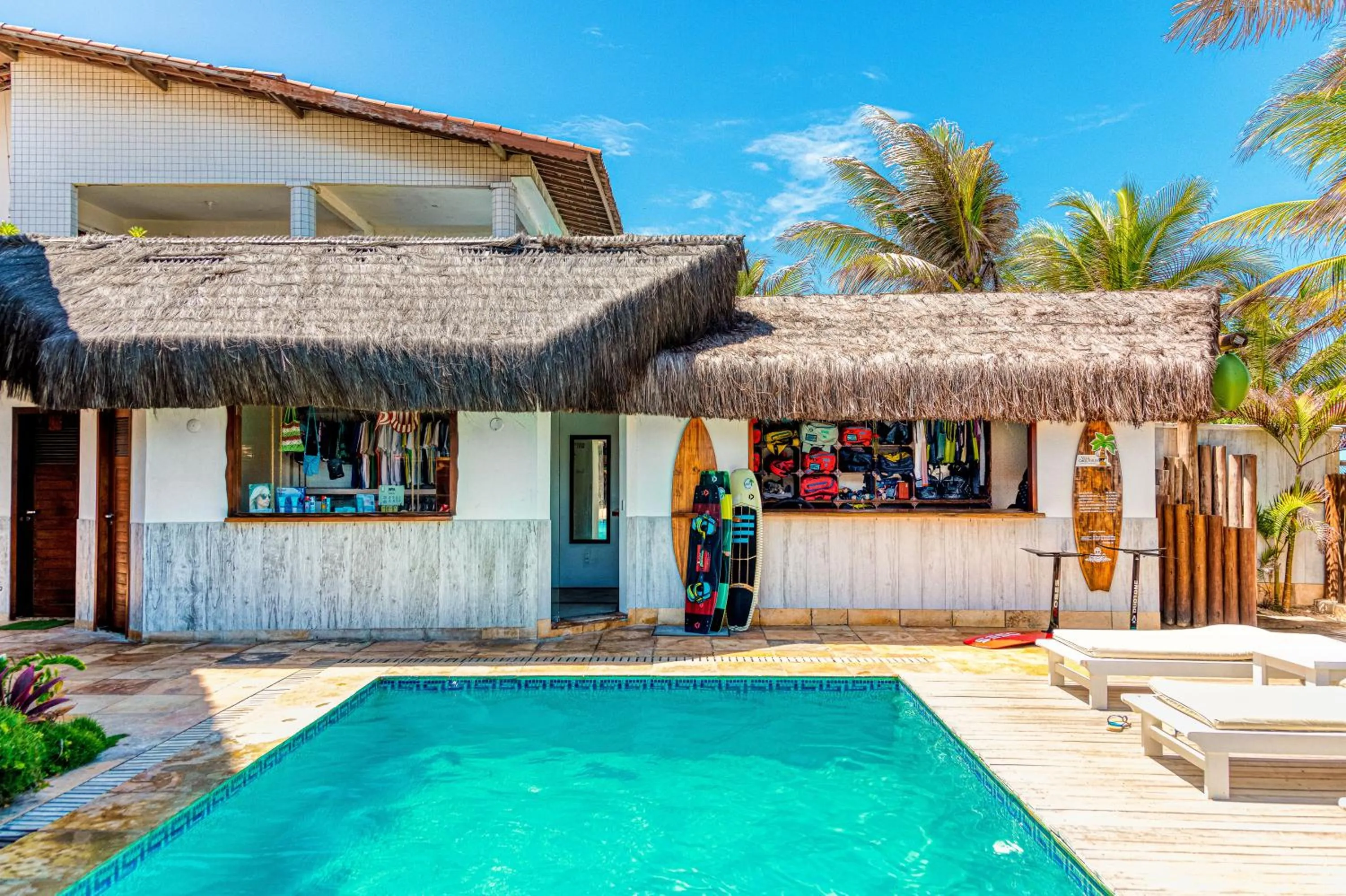 Pool view in Vila Coqueiros Boutique Hotel