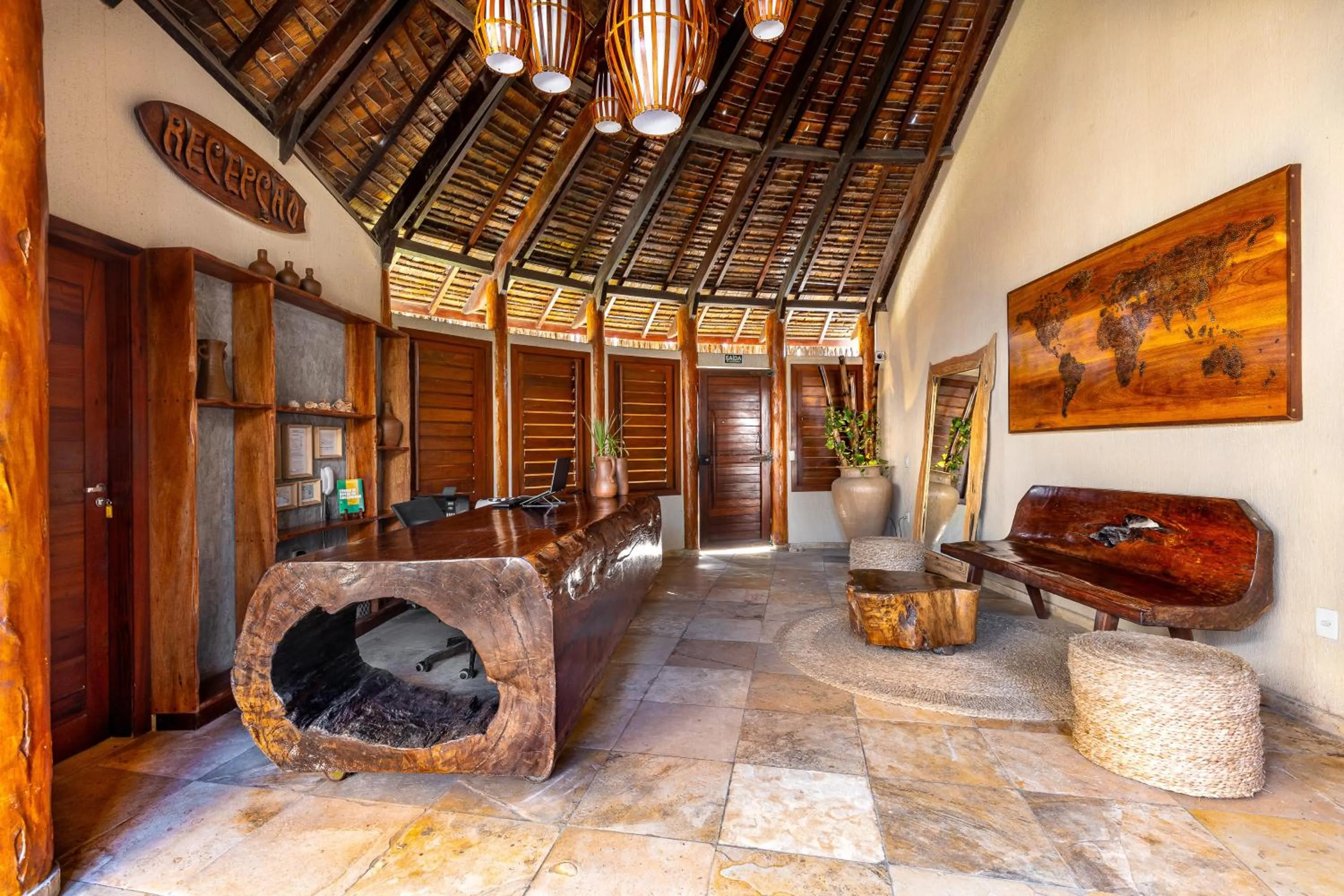 Lobby or reception in Vila Coqueiros Boutique Hotel