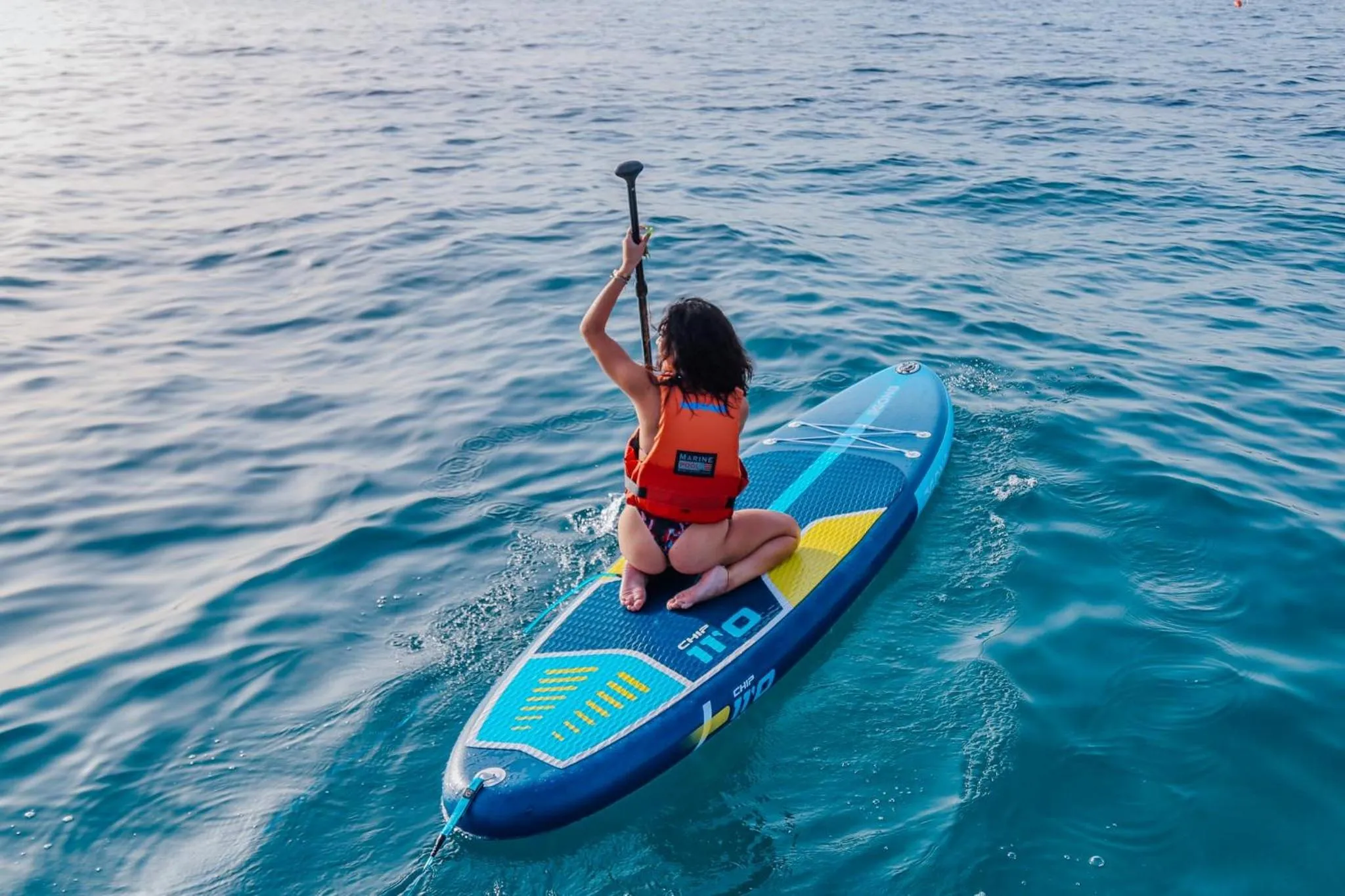 Canoeing in Blue And Blue City