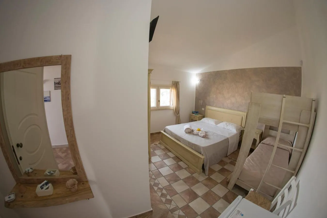 Photo of the whole room, Bed in Blue And Blue City