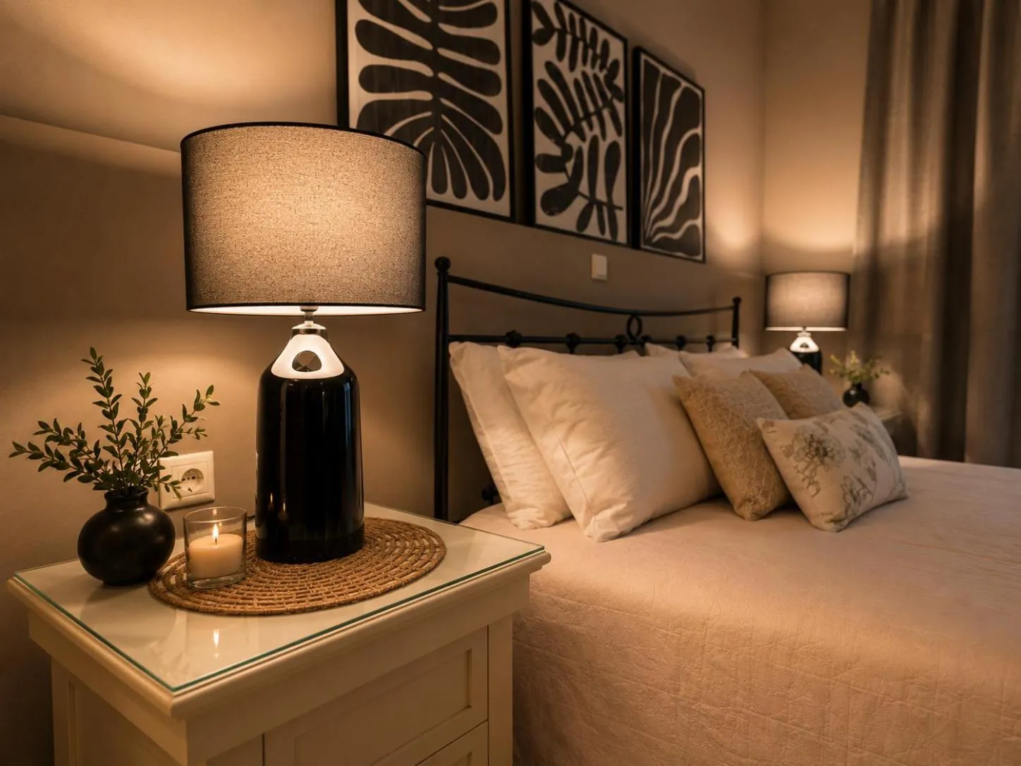 Bed in Kaloudis Studios & Apartments