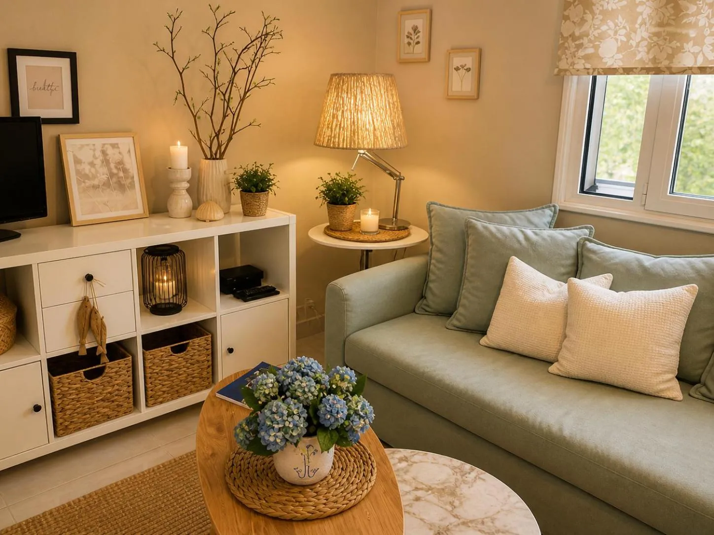 Seating area in Kaloudis Studios & Apartments