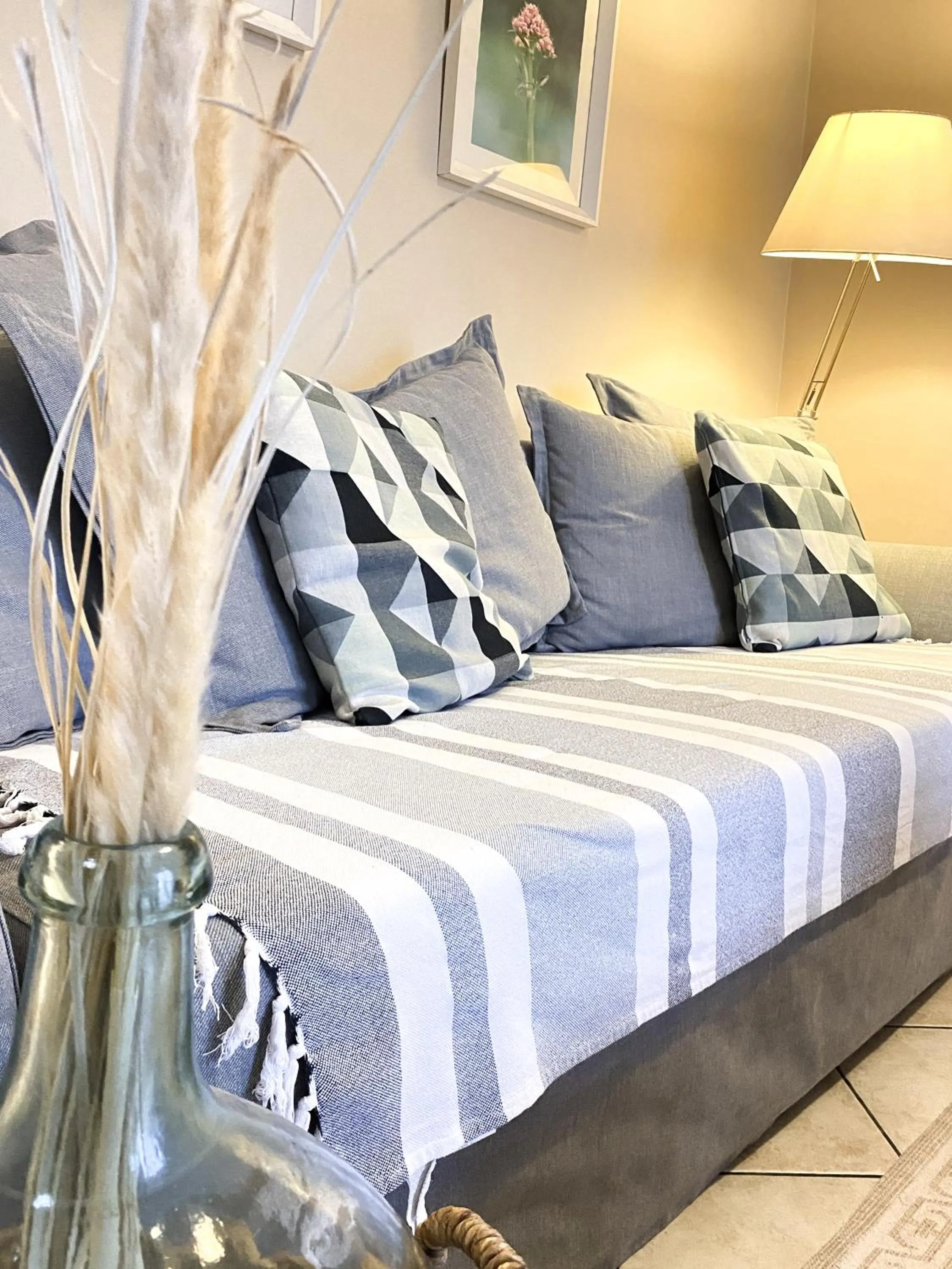 Bed in Kaloudis Studios & Apartments
