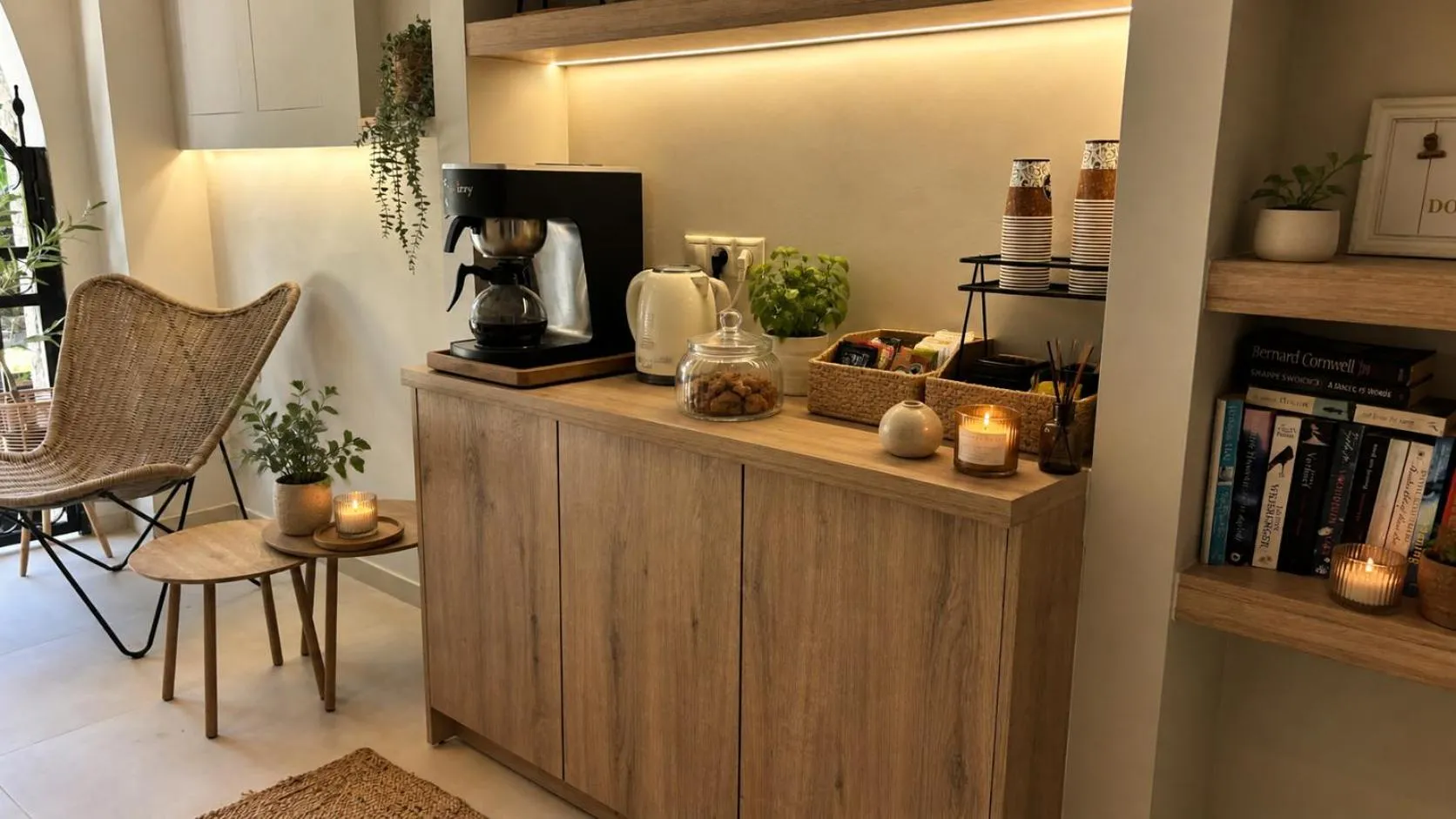 Coffee/tea facilities in Kaloudis Studios & Apartments