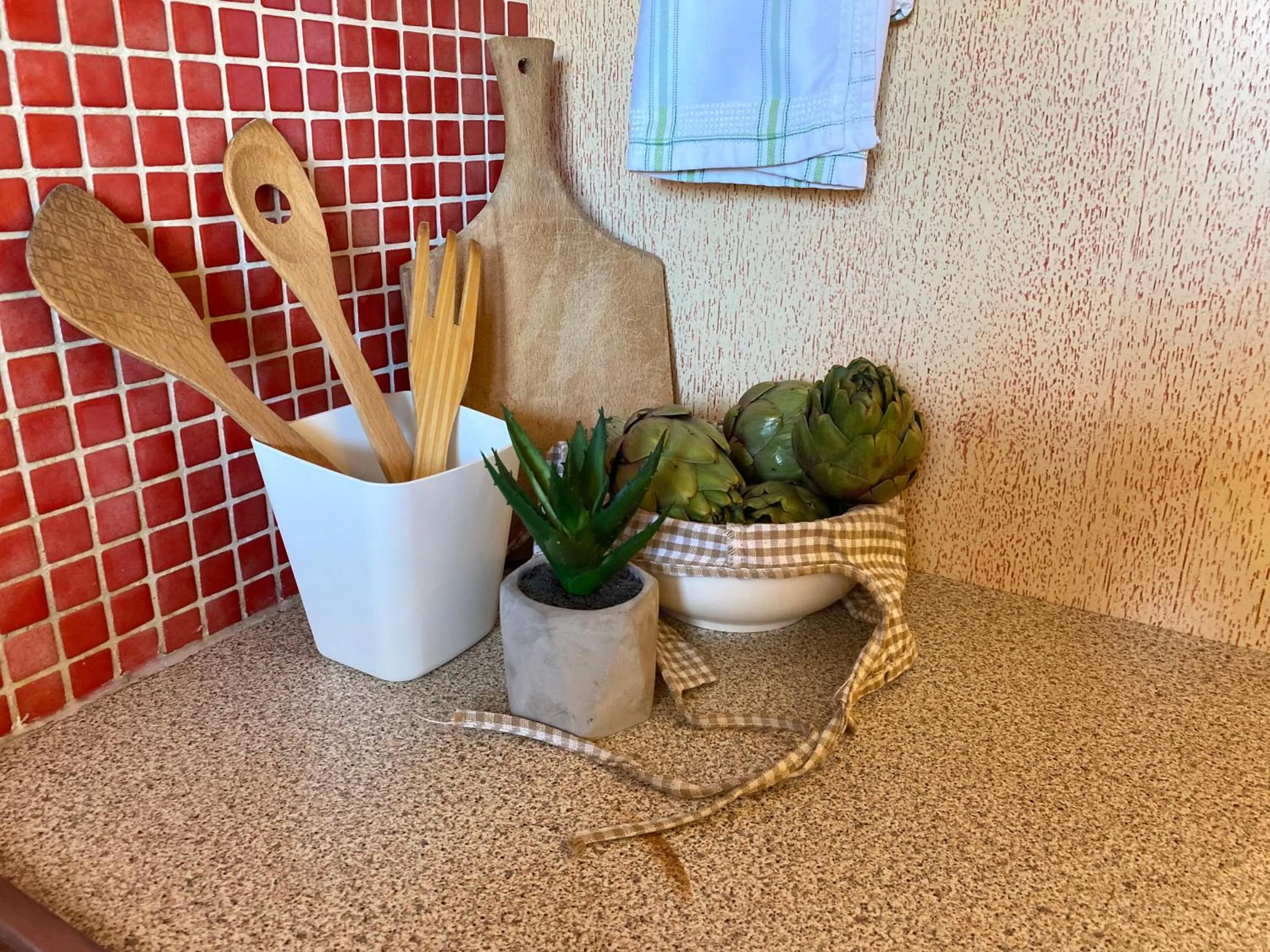 Kitchen or kitchenette in Kaloudis Studios & Apartments