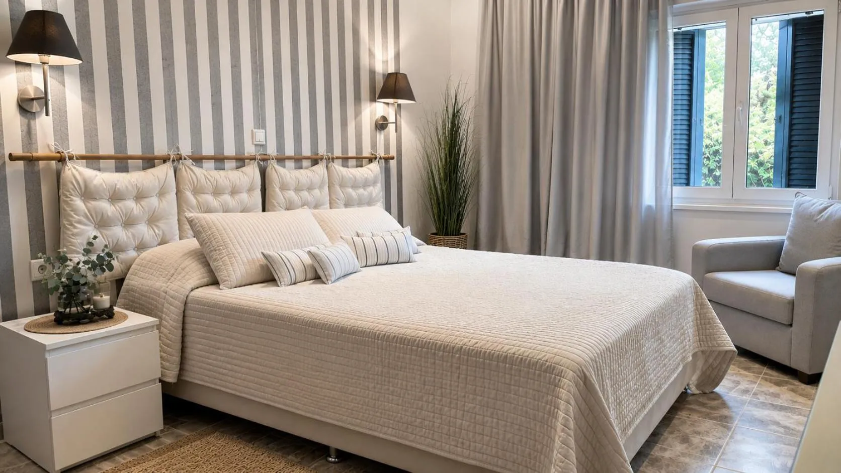 Bedroom, Bed in Kaloudis Studios & Apartments