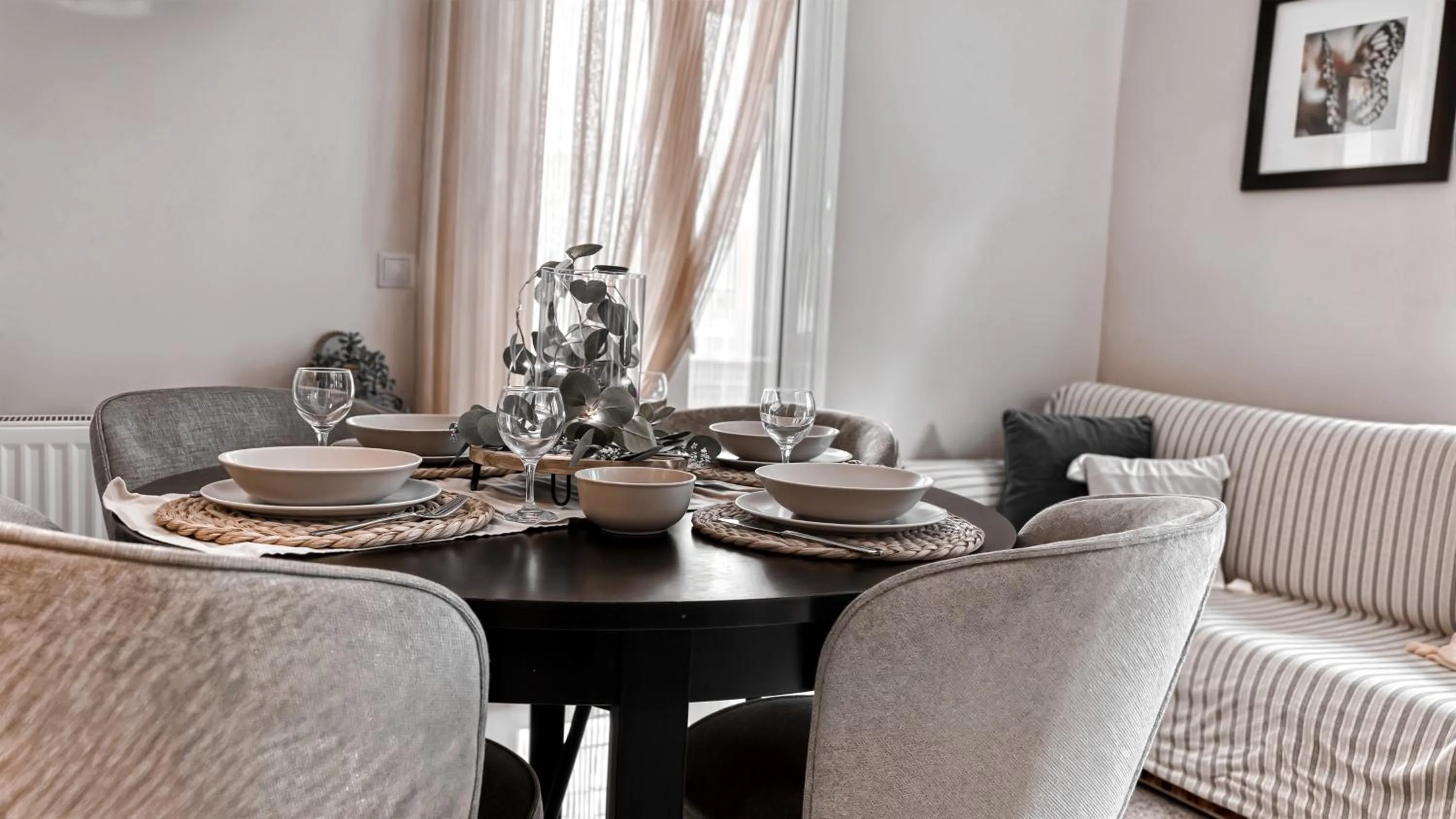 Seating area in Kaloudis Studios & Apartments