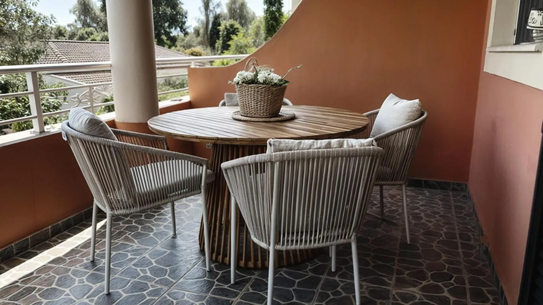 Balcony/Terrace in Kaloudis Studios & Apartments
