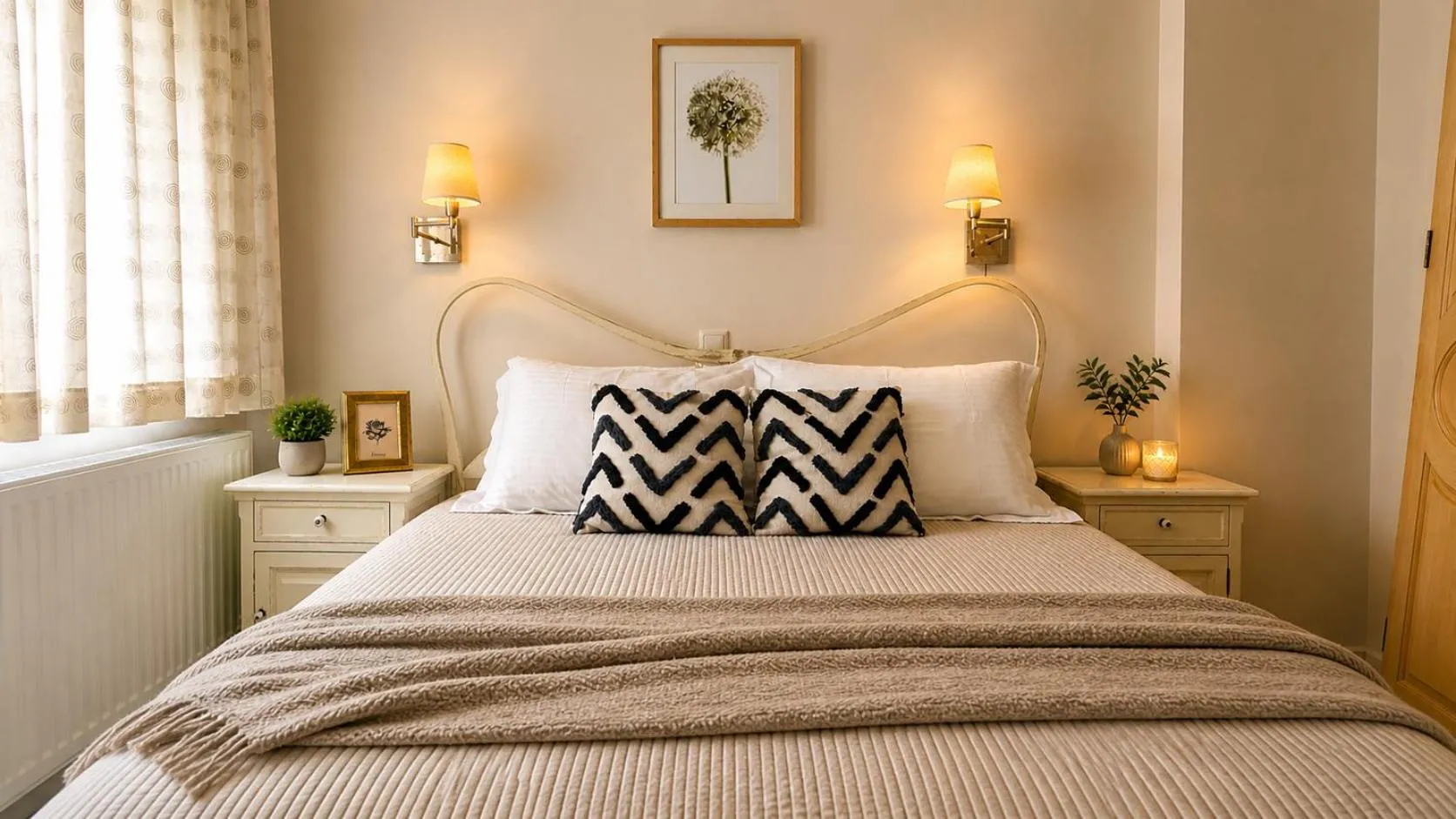 Bed in Kaloudis Studios & Apartments