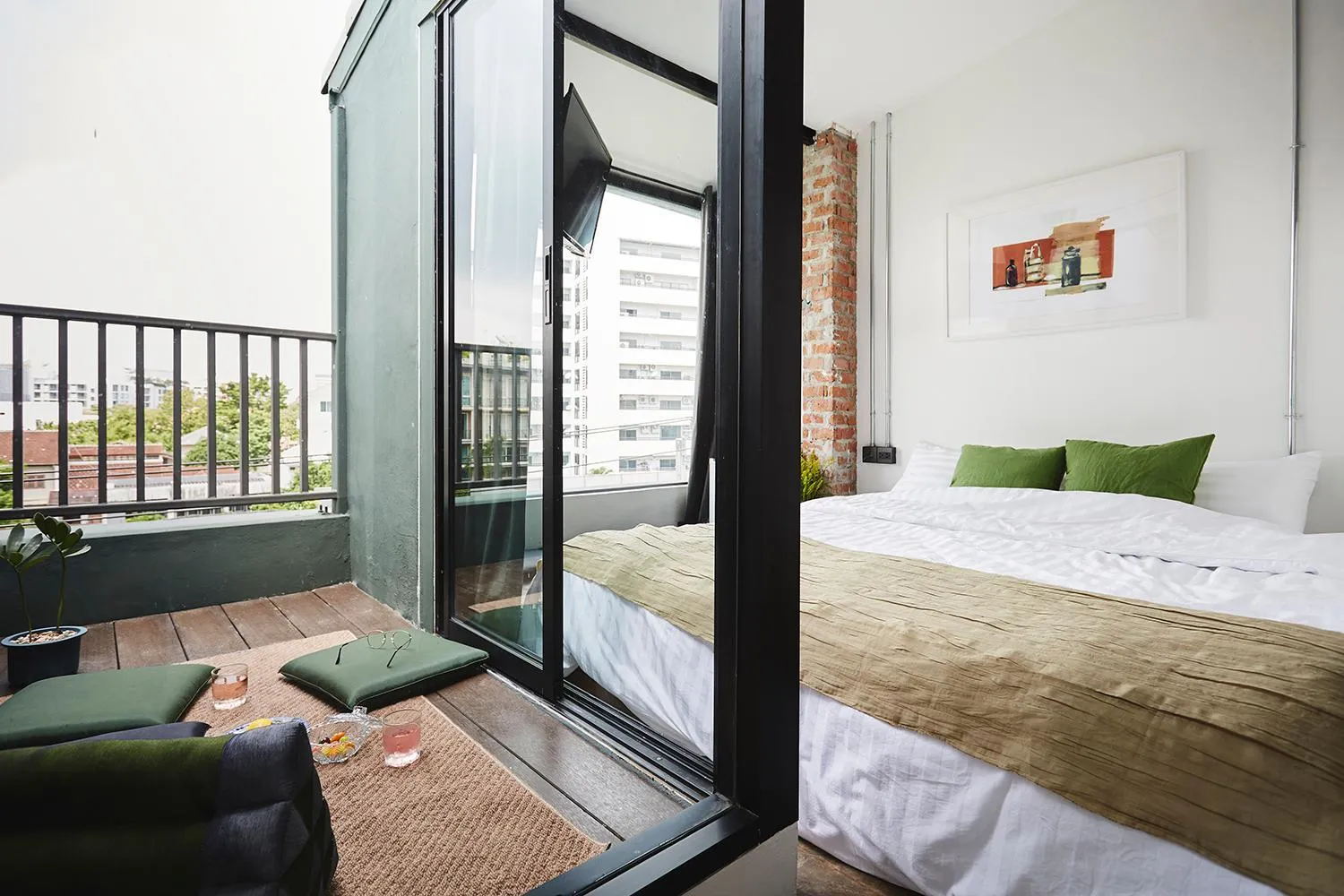 Bed in Ob-Oon Boutique Bed & Breakfast