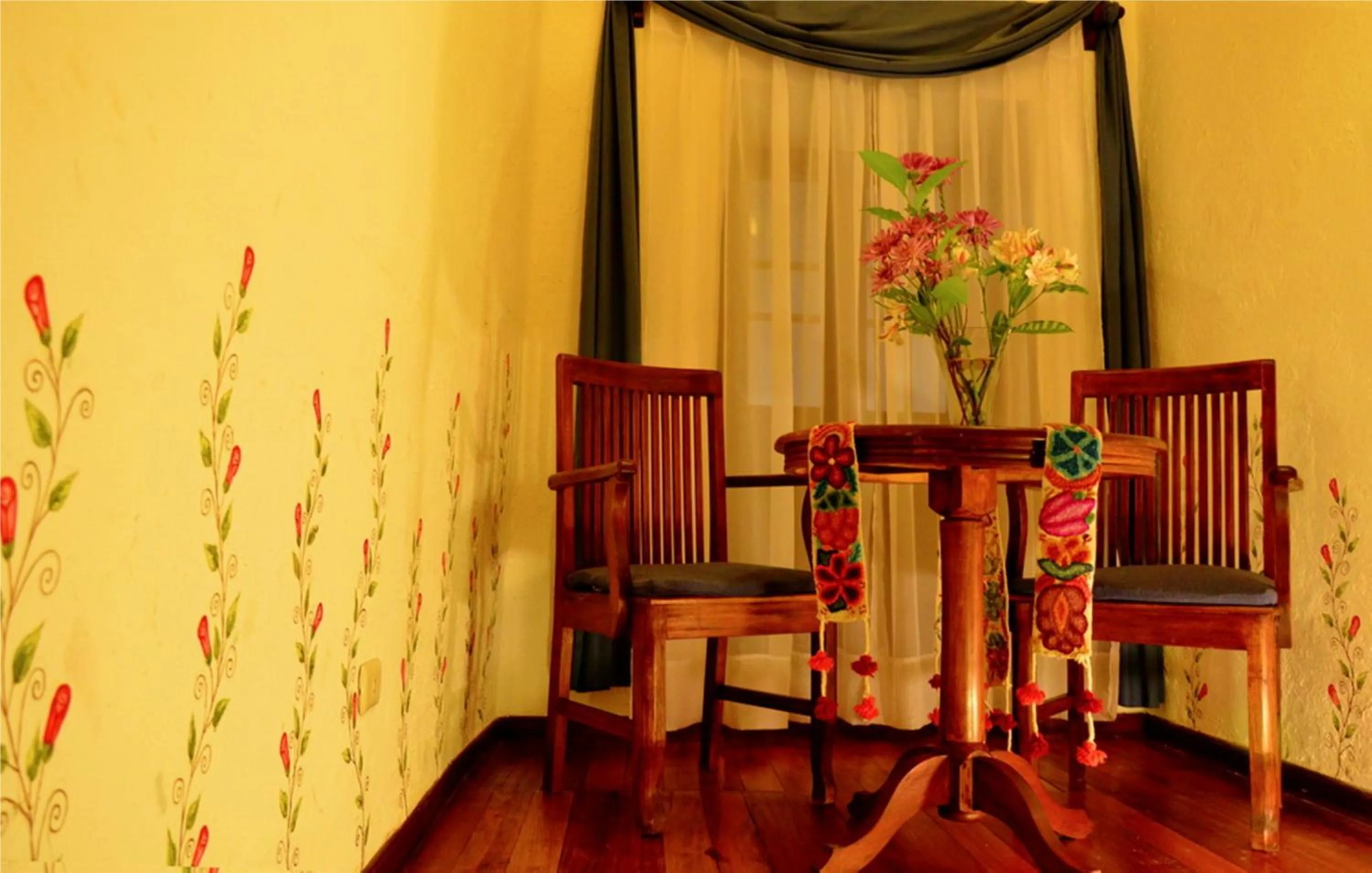 Seating area in Unaytambo Boutique Hotel Cusco