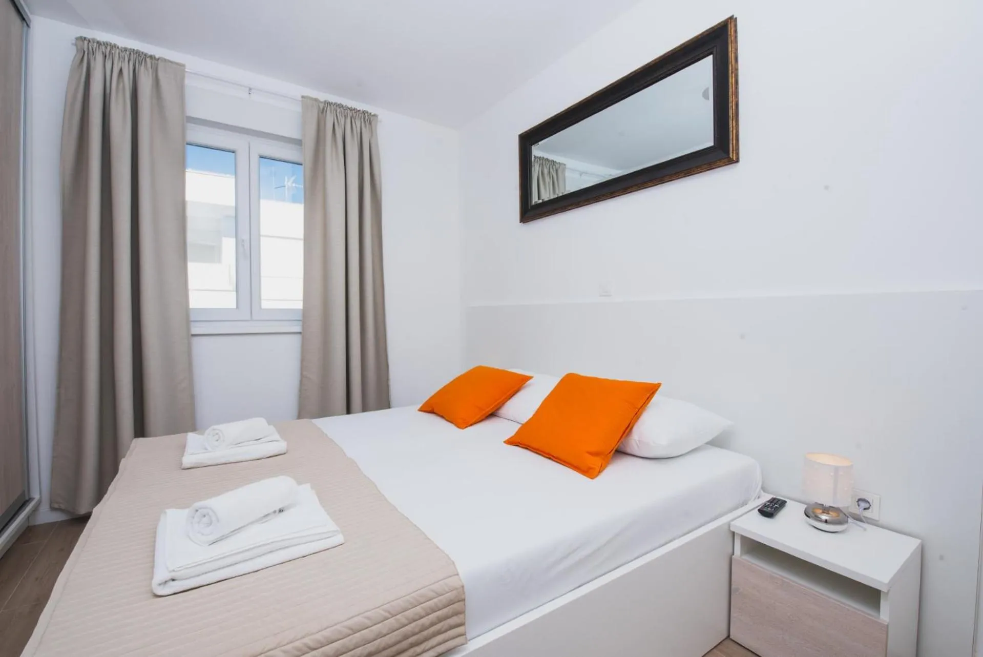 Bedroom, Bed in Pool Apartments Villa Dalia