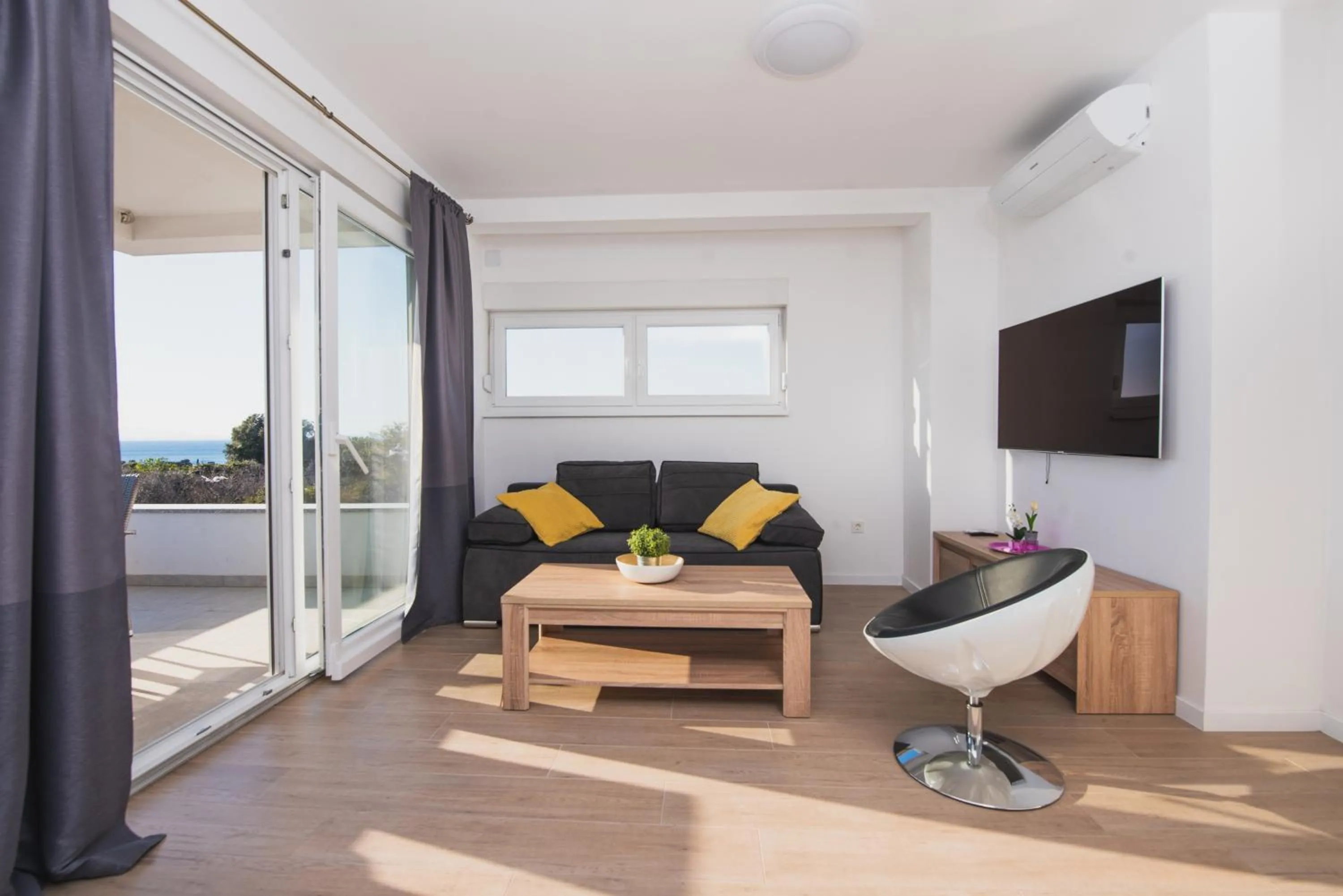 Living room in Pool Apartments Villa Dalia