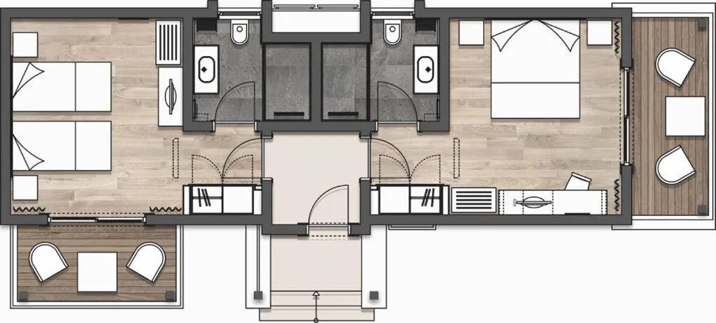 Floor plan in Kimera Lounge Boutique Hotel & Spa