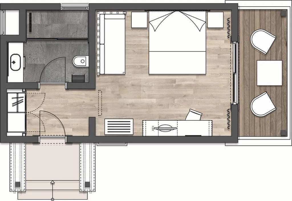 Floor plan in Kimera Lounge Boutique Hotel & Spa
