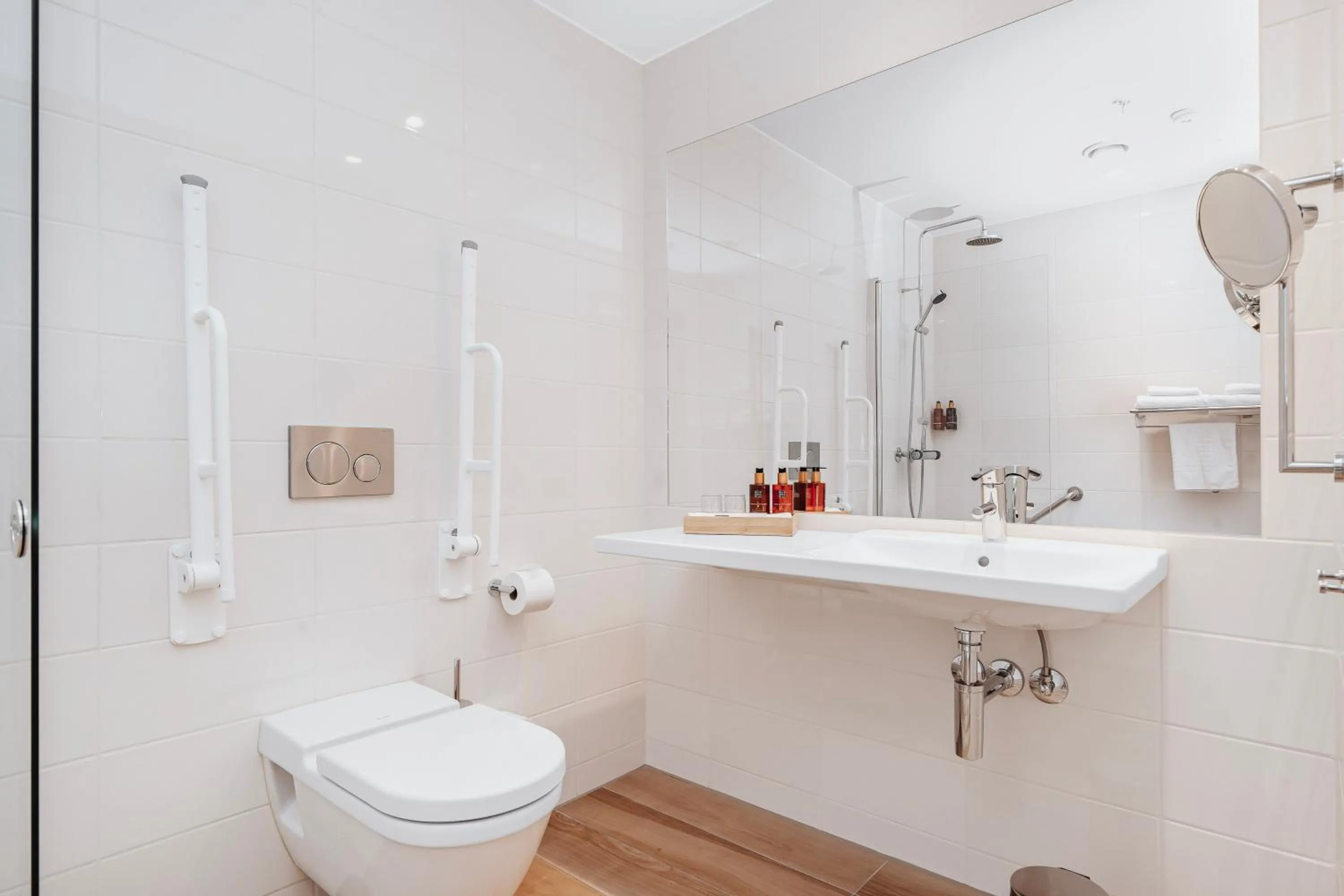 Bathroom in Wood Hotel by Frich's