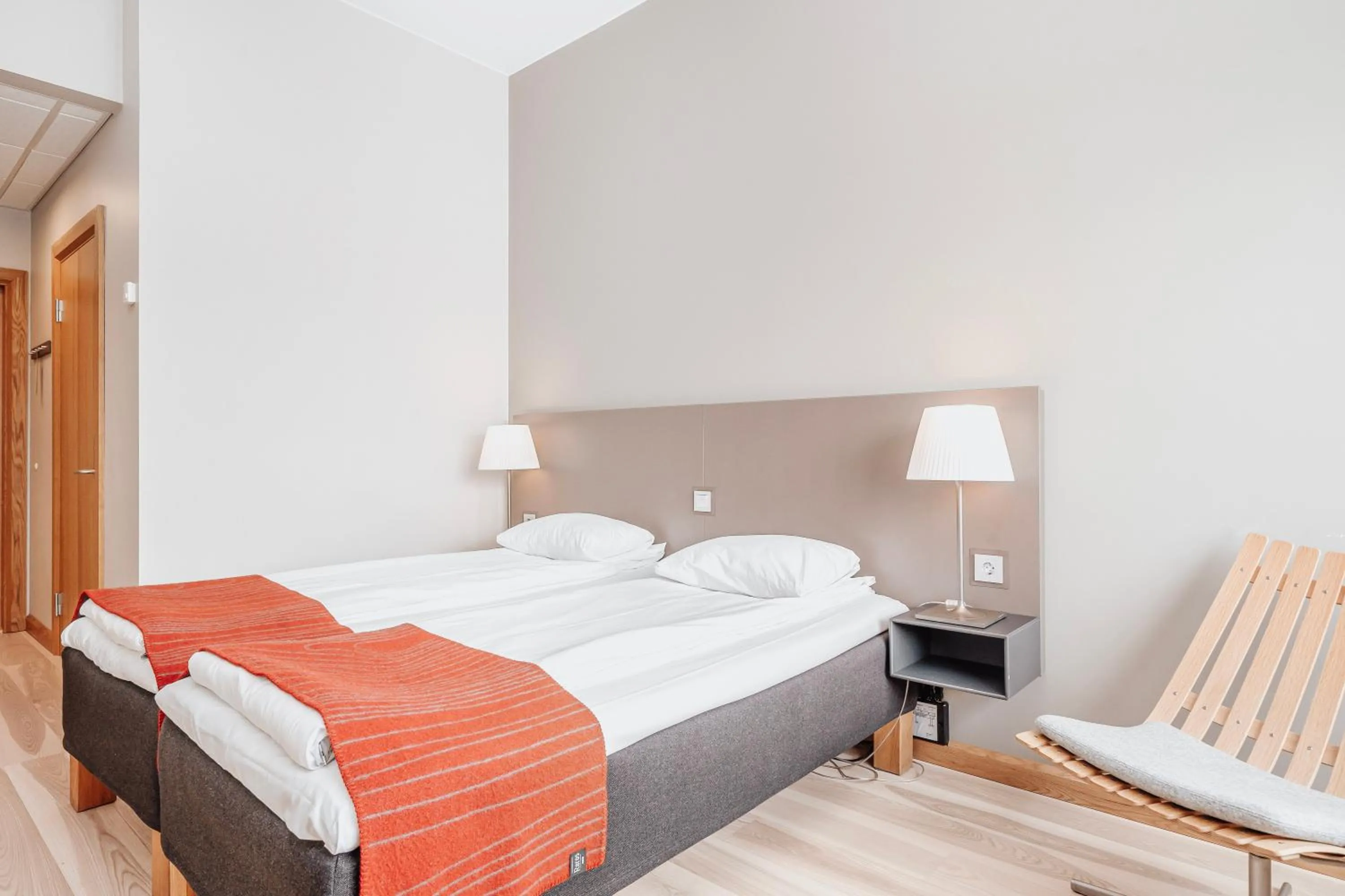 Bedroom, Bed in Wood Hotel by Frich's