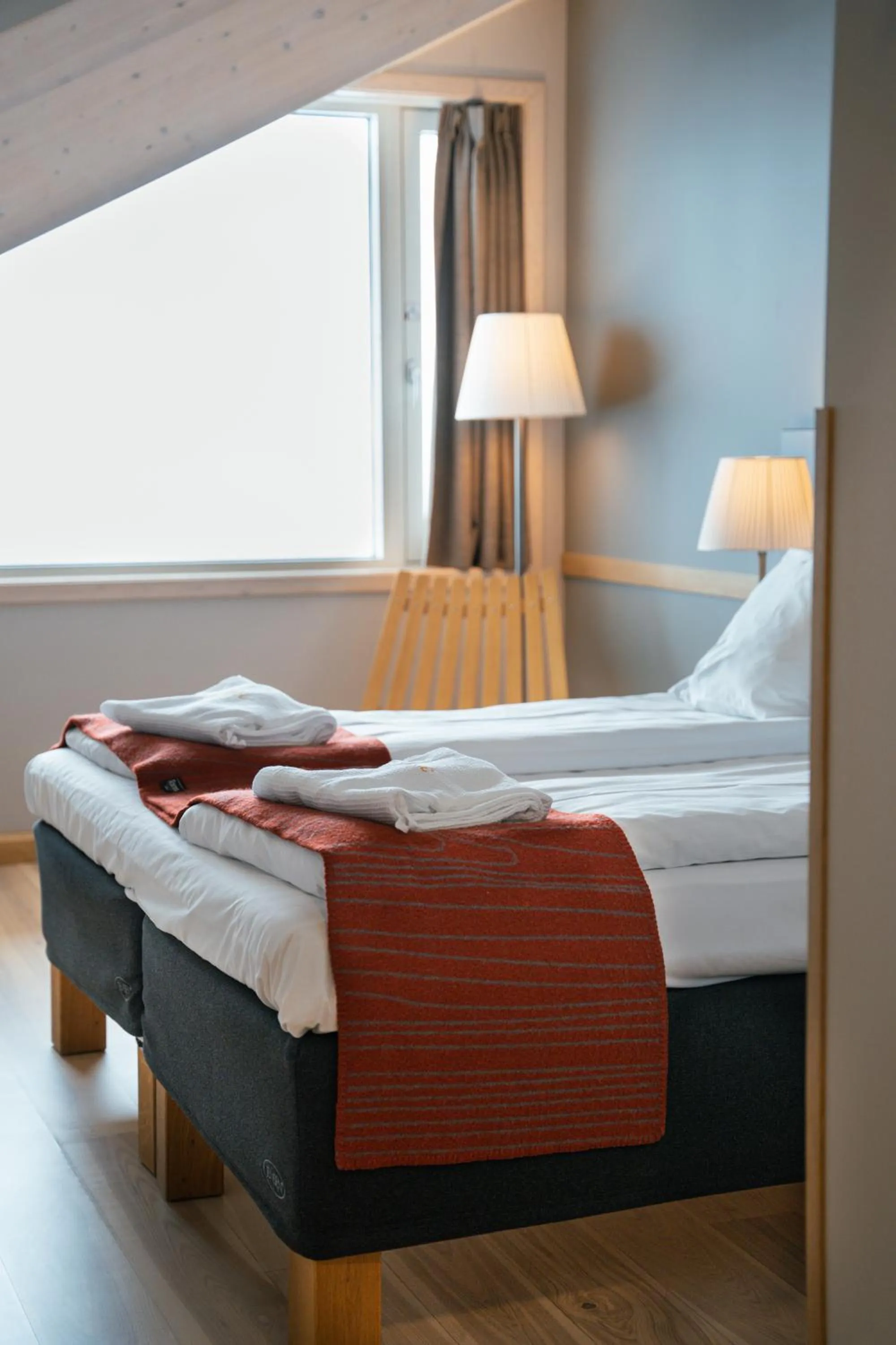 Bedroom, Bed in Wood Hotel by Frich's