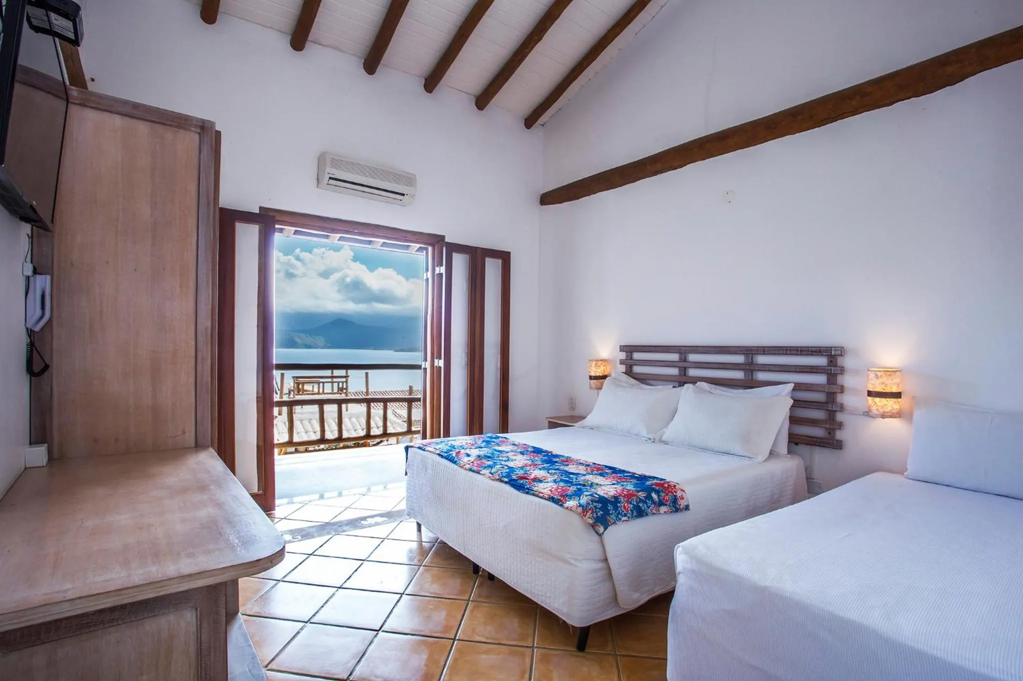 Bedroom, Bed in Pousada Refugio da Harmonia