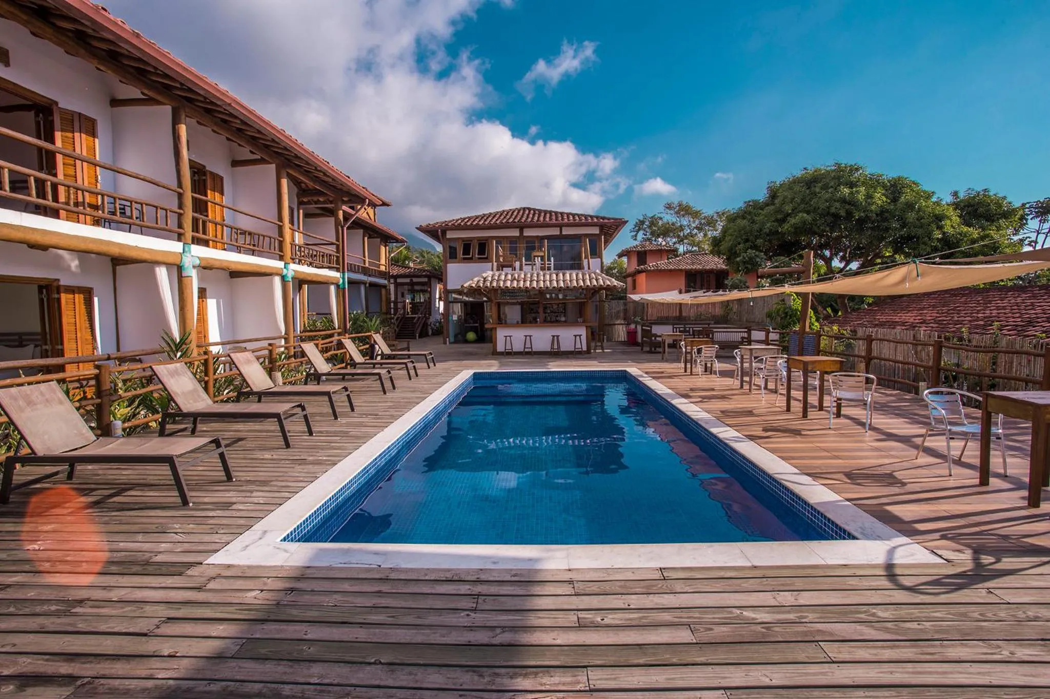 Swimming pool in Pousada Refugio da Harmonia