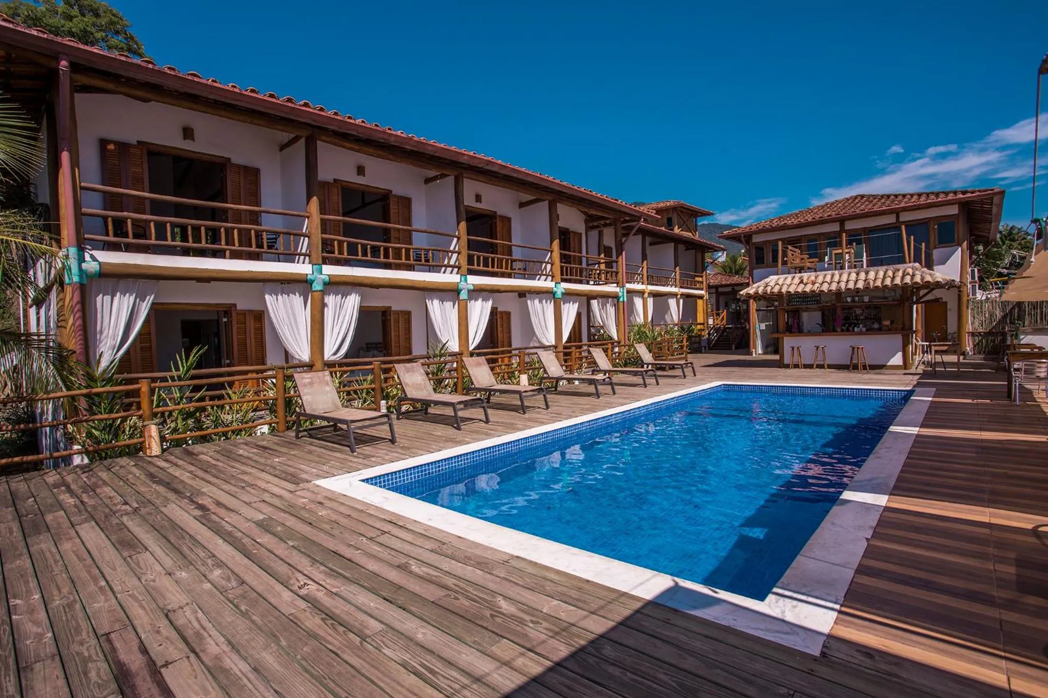 Swimming pool in Pousada Refugio da Harmonia