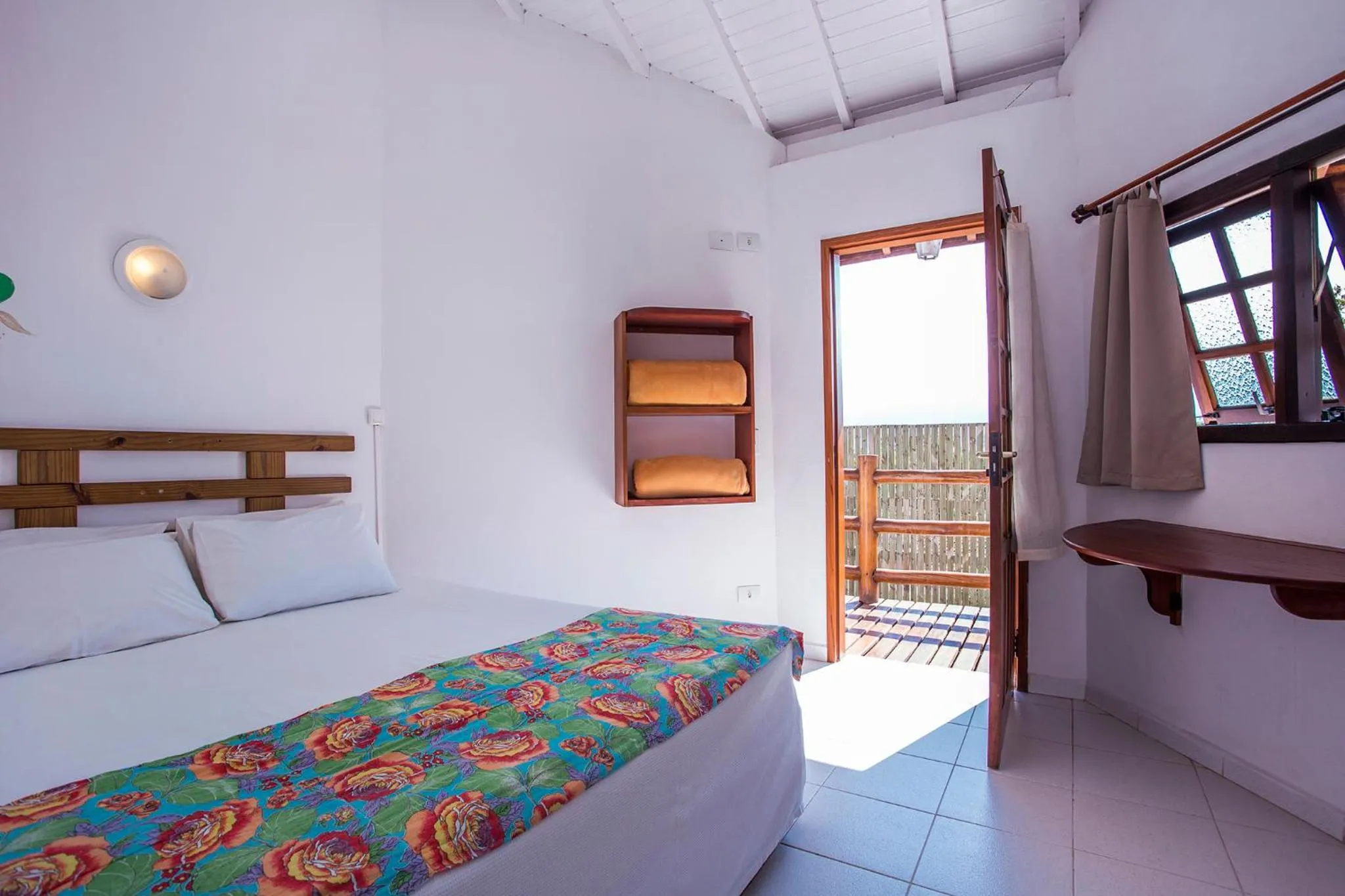 Bed in Pousada Refugio da Harmonia