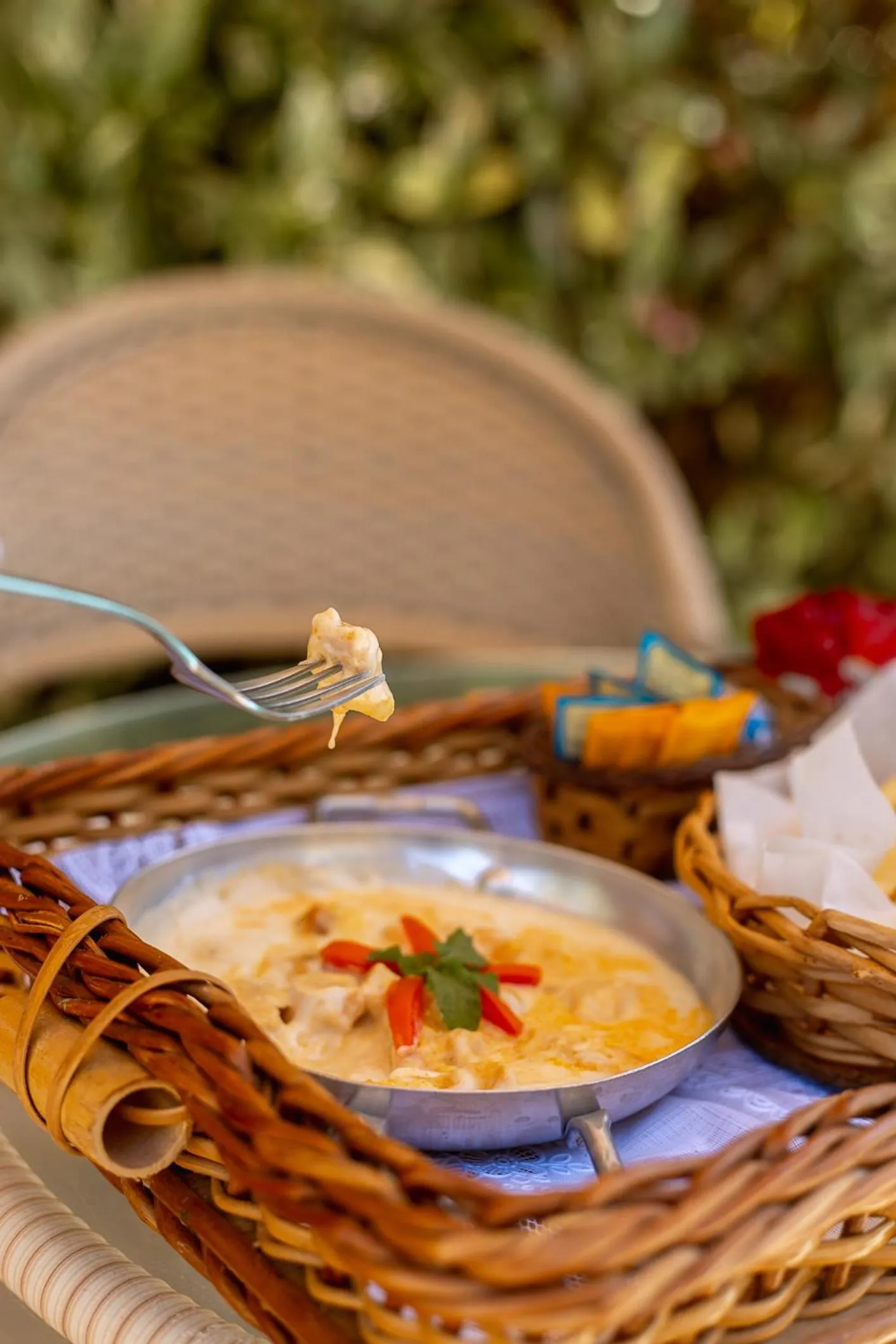 Restaurant/places to eat in Pousada Iandê