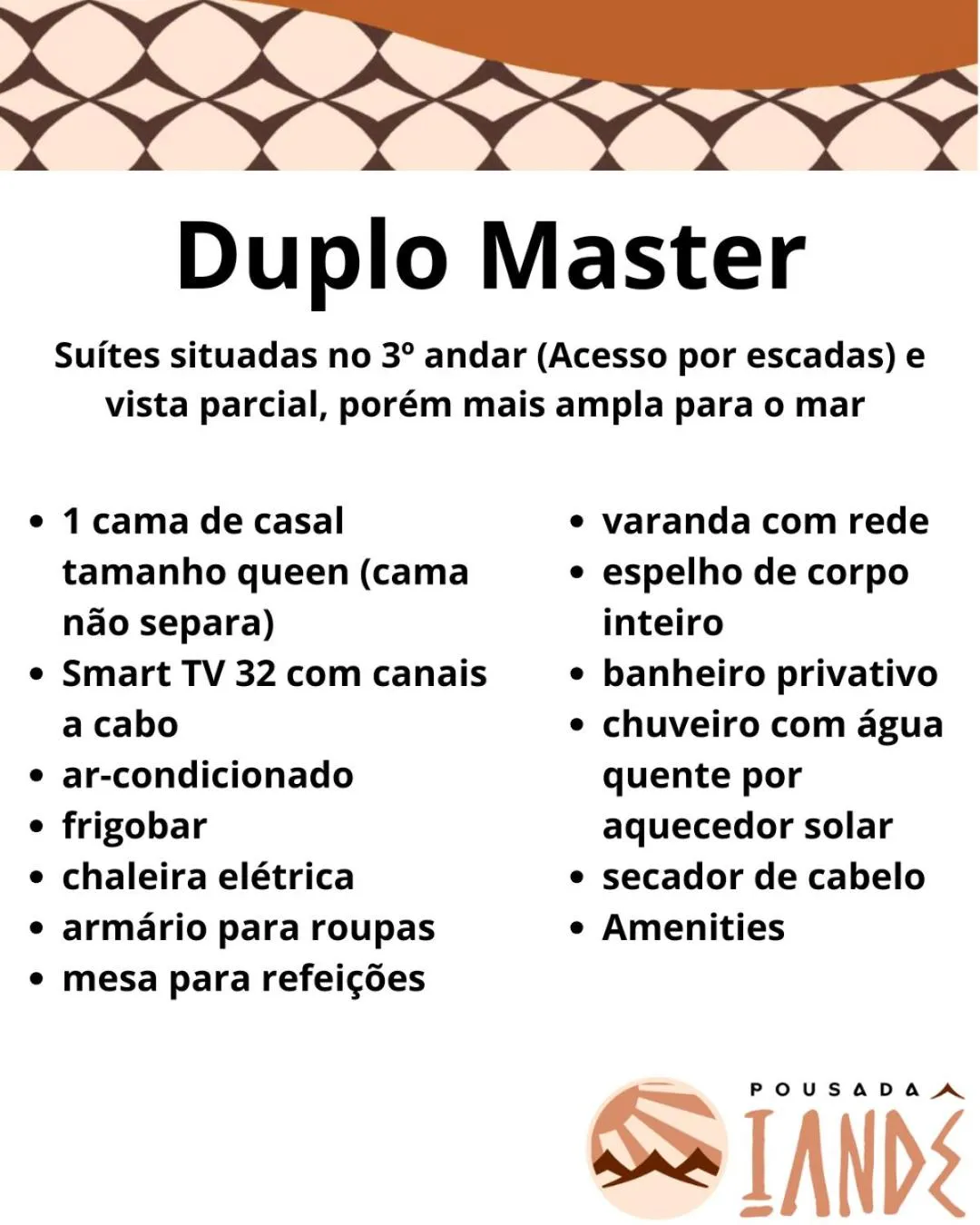 Text overlay in Pousada Iandê