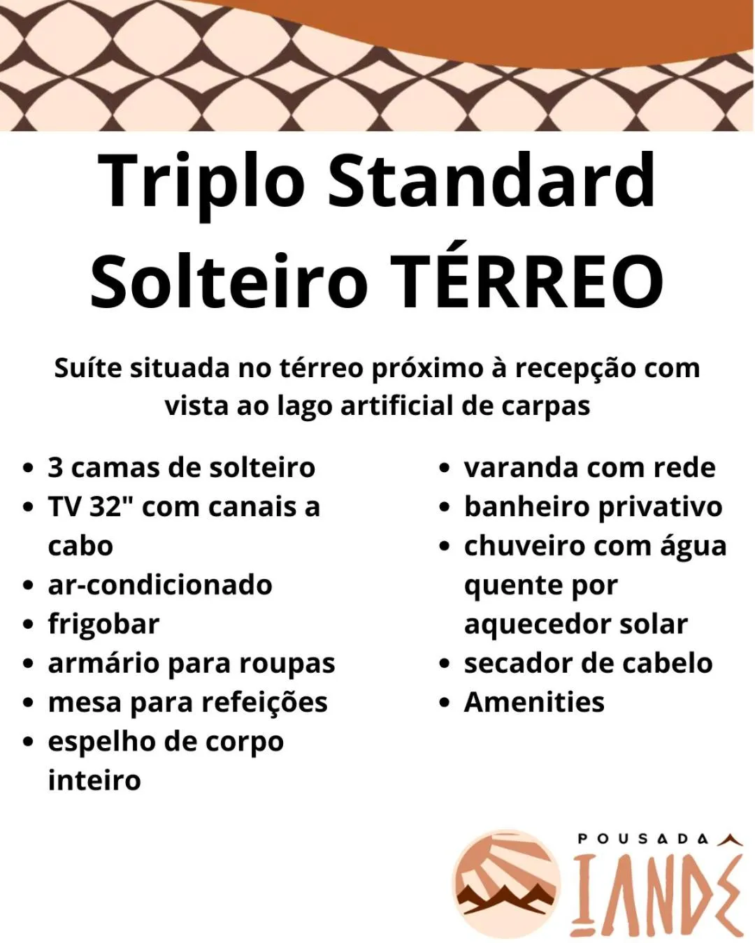 Text overlay in Pousada Iandê