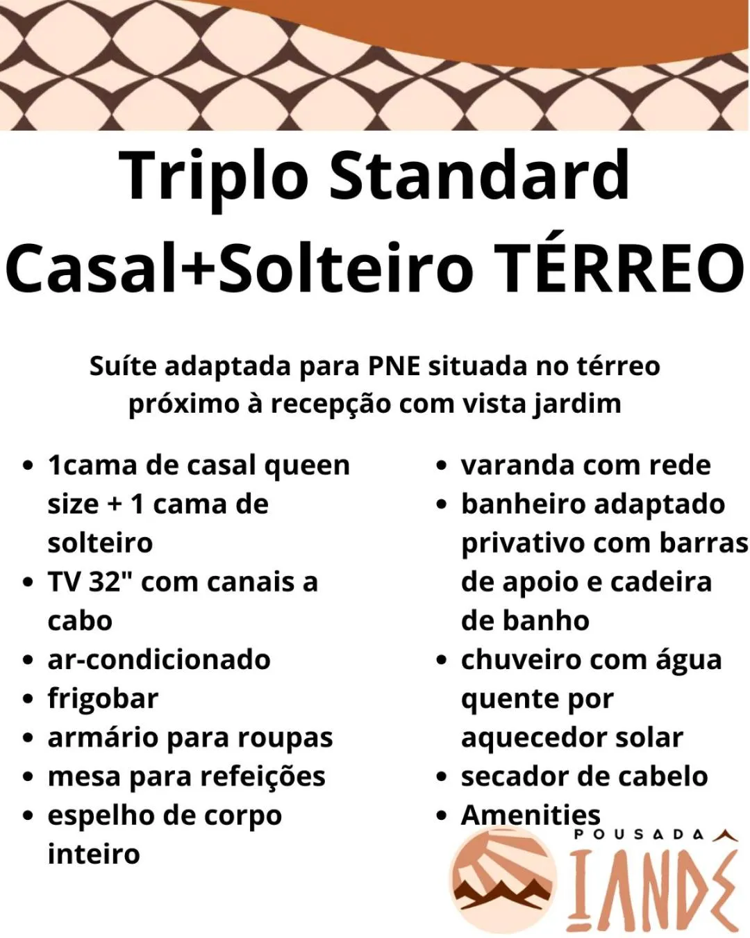 Text overlay in Pousada Iandê