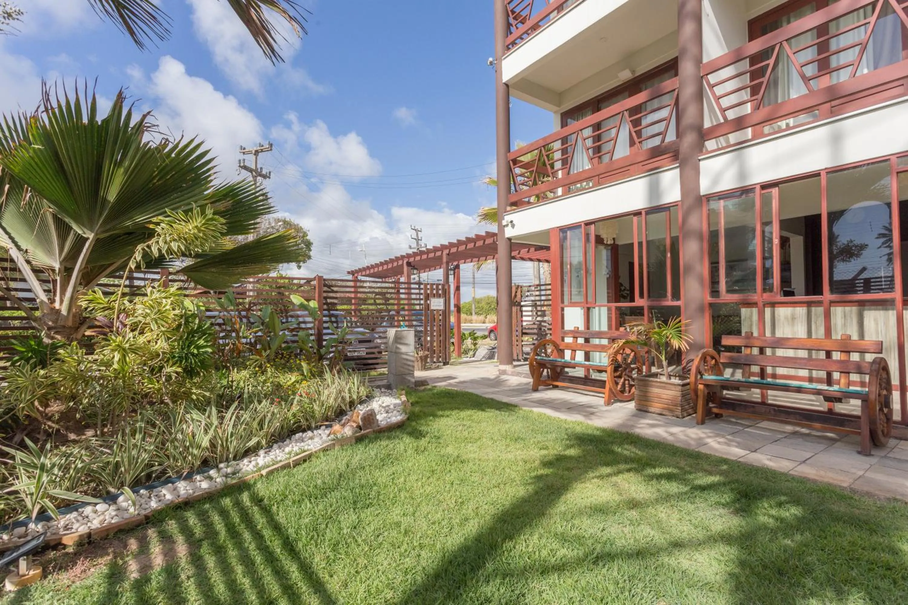 Garden in Pousada Iandê